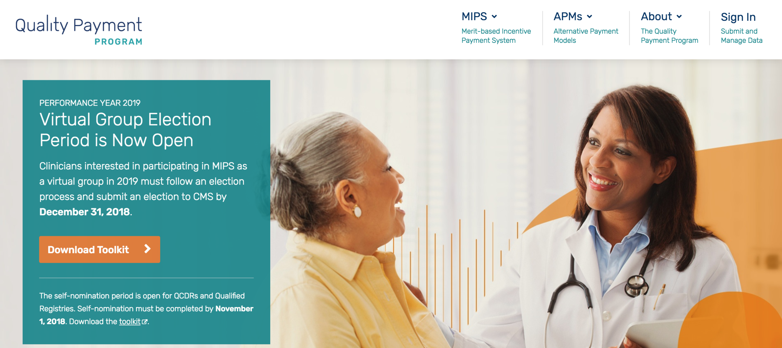 Visit qpp.cms.gov