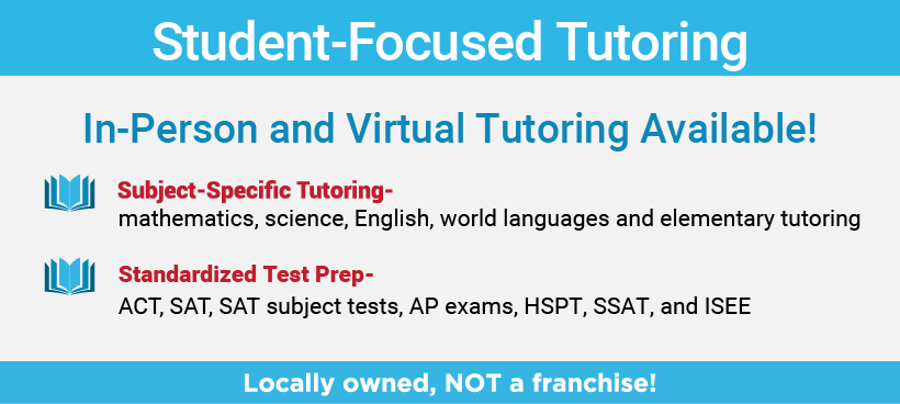  Student-Focused Tutoring  In-Person and Virtual Tutoring Available 