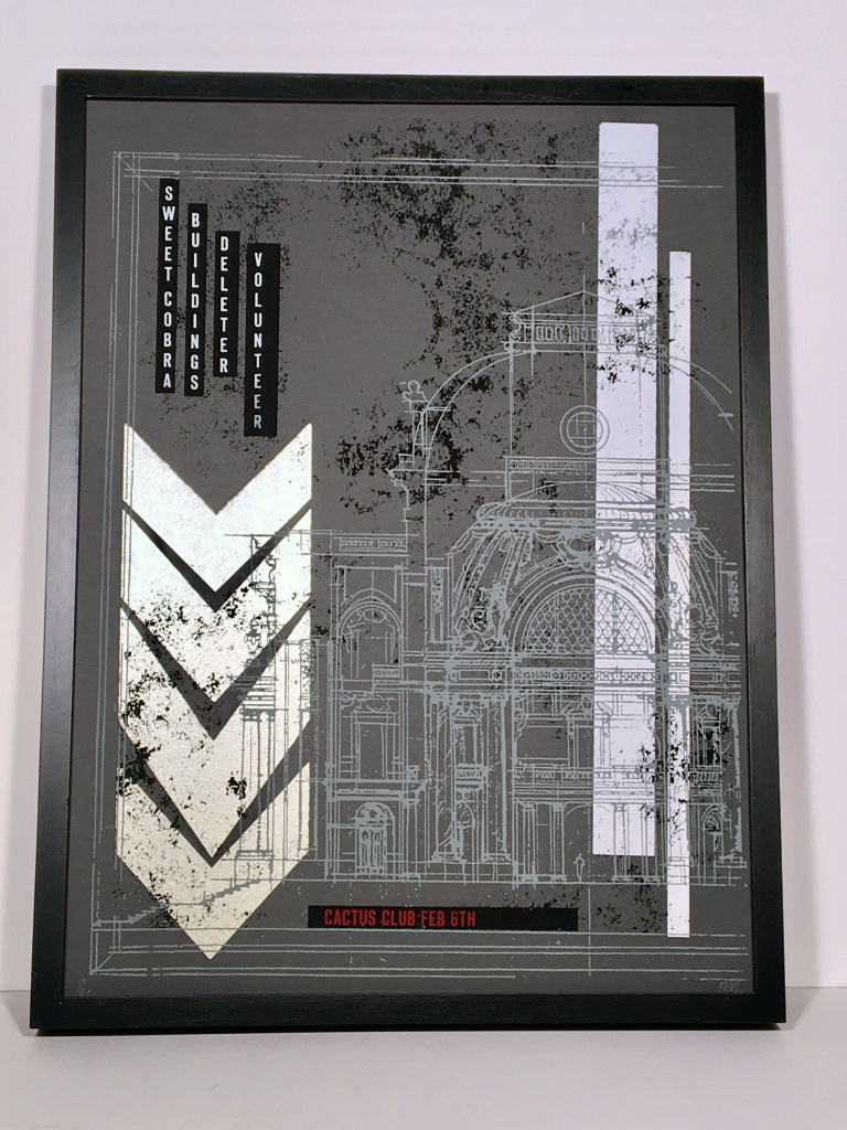 Buildings, Sweet Cobra Gigposter