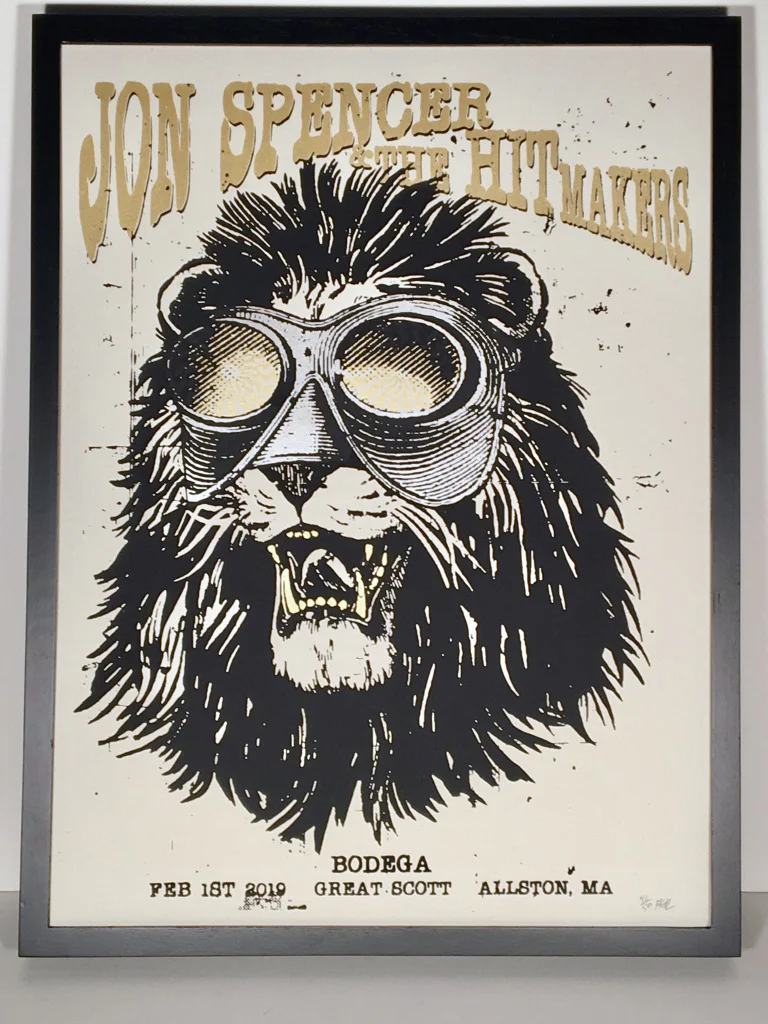 Jon Spencer and the Hitmakers Gigposter