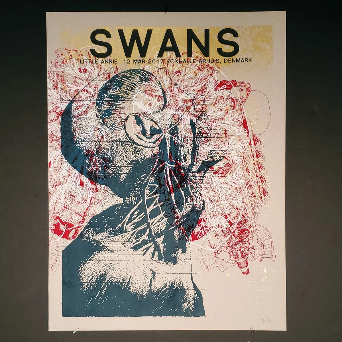 Swans Denmark Gigposter