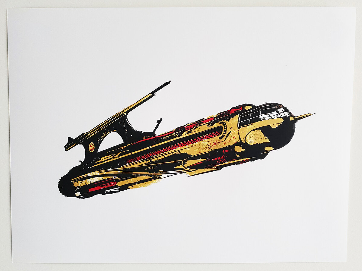 War Rocket Ajax Print W/ paper variants