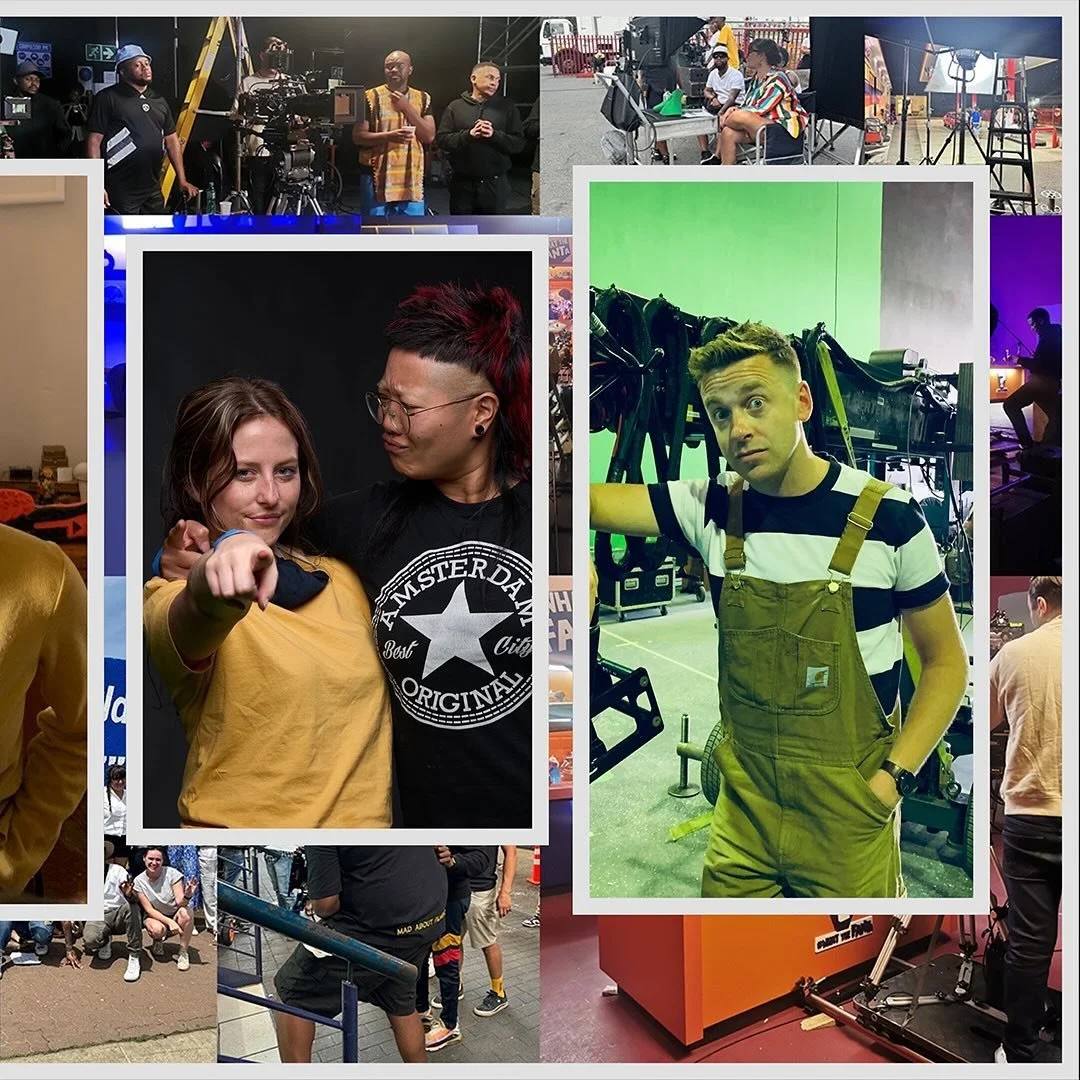 Fun times on set with Ola on set🎬. We have the most creative directors, incredible production team, wonderful crews and of course wearing the most fabulous merch😉. We love what we do always playing hard and working hard🎬. 
A snippet on our direct