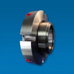 A factory assembled, pressure tested, multi spring, balanced cartridge seal which utilizes Quench & Drain ports for pumped fluids that can harden or crystallize. This low profile seal fits all ANSI pumps without modification.