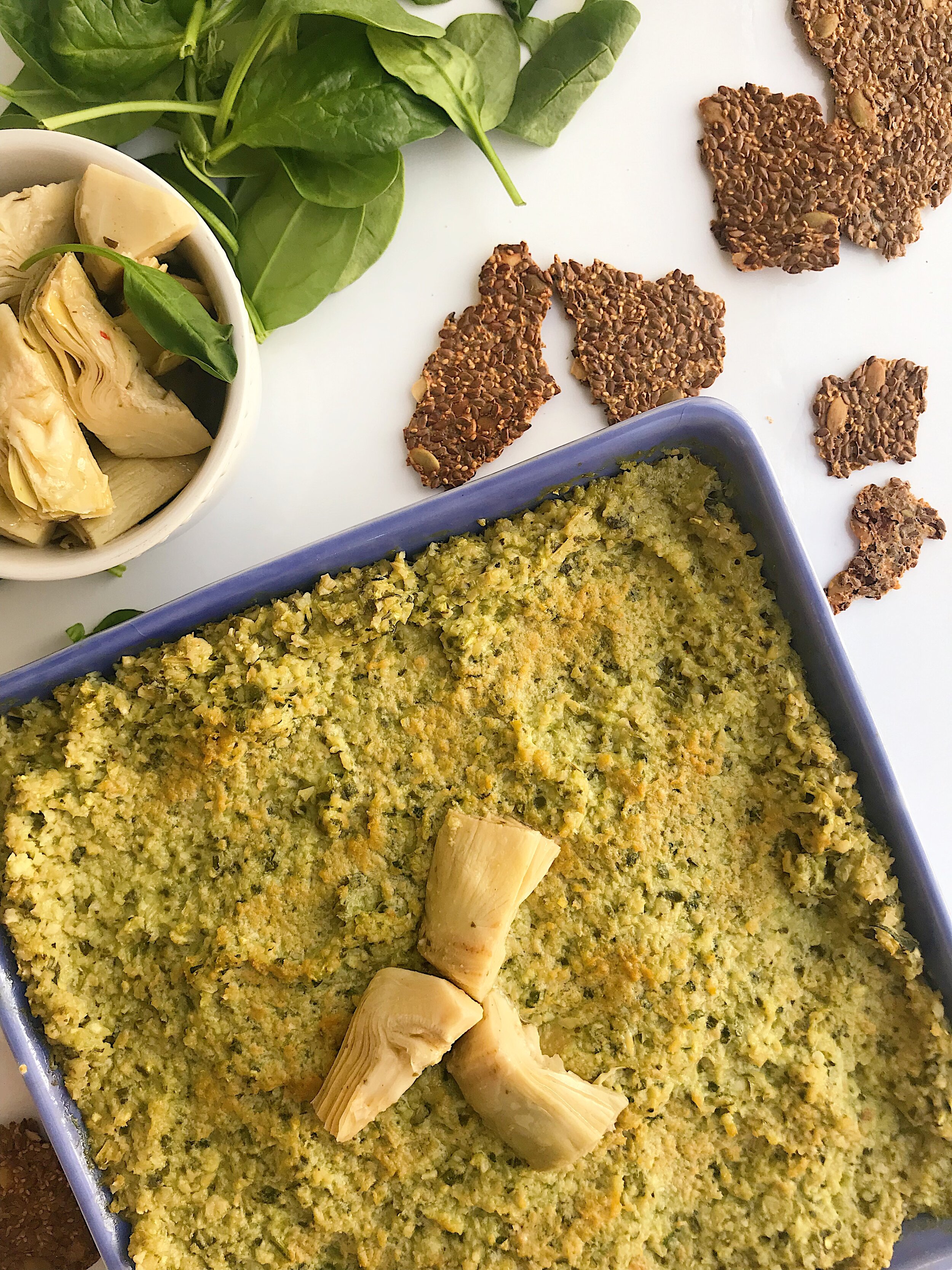 spinach dip.