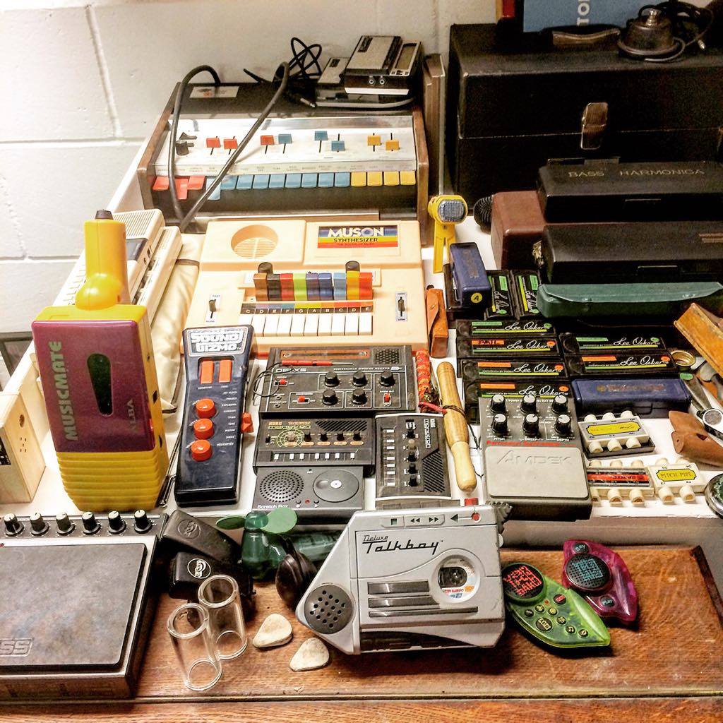 I like Toy instruments a lot ! Here’s a small selection of my fantastic plastic .