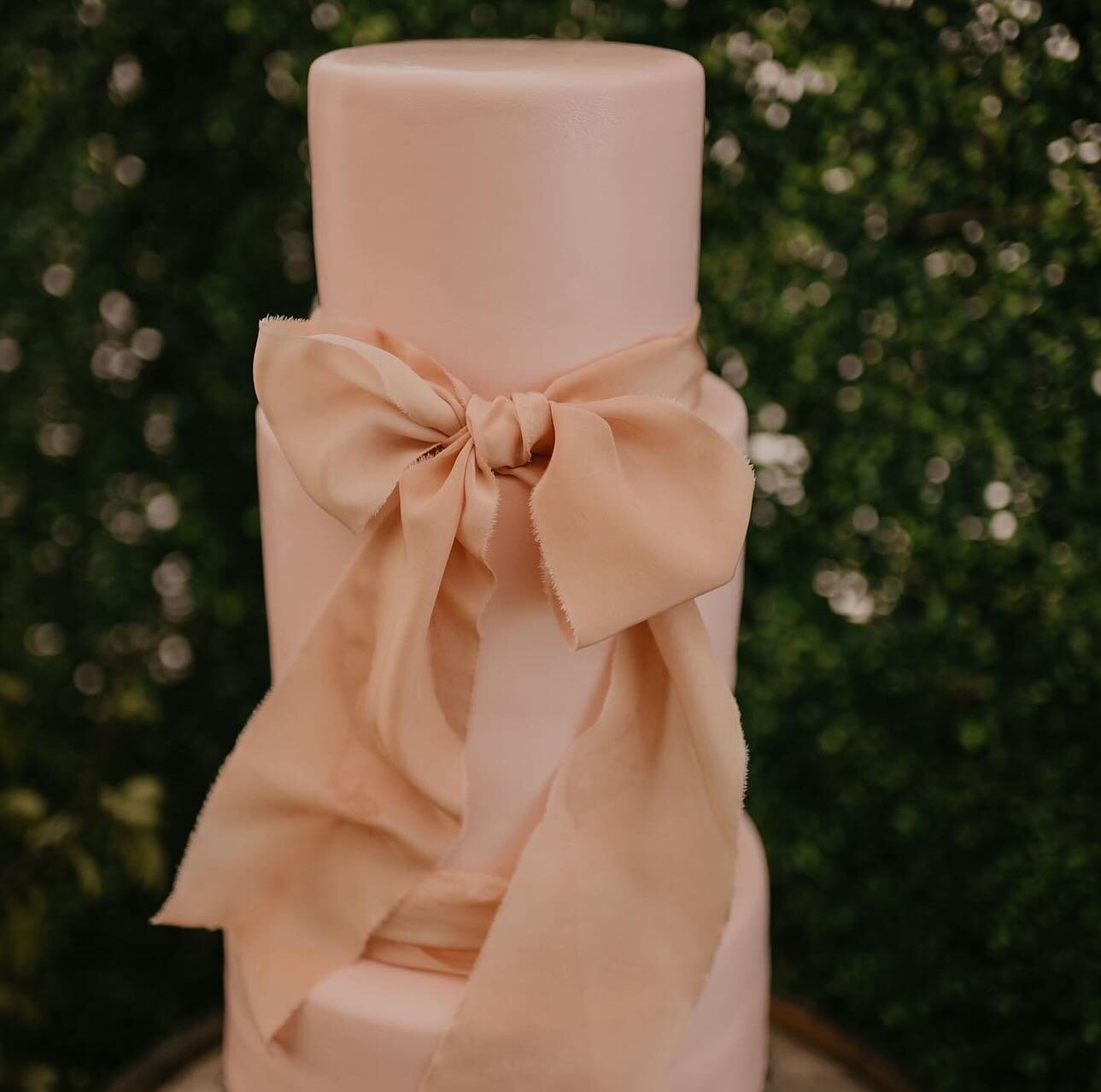 Trends we are loving for 2024: bows and cakes that aren&rsquo;t just white!! Your wedding day is all about the things you love, it doesn&rsquo;t have to be traditional if you don&rsquo;t want it to be! What is a unique trend you love!?

📸: @baleighc