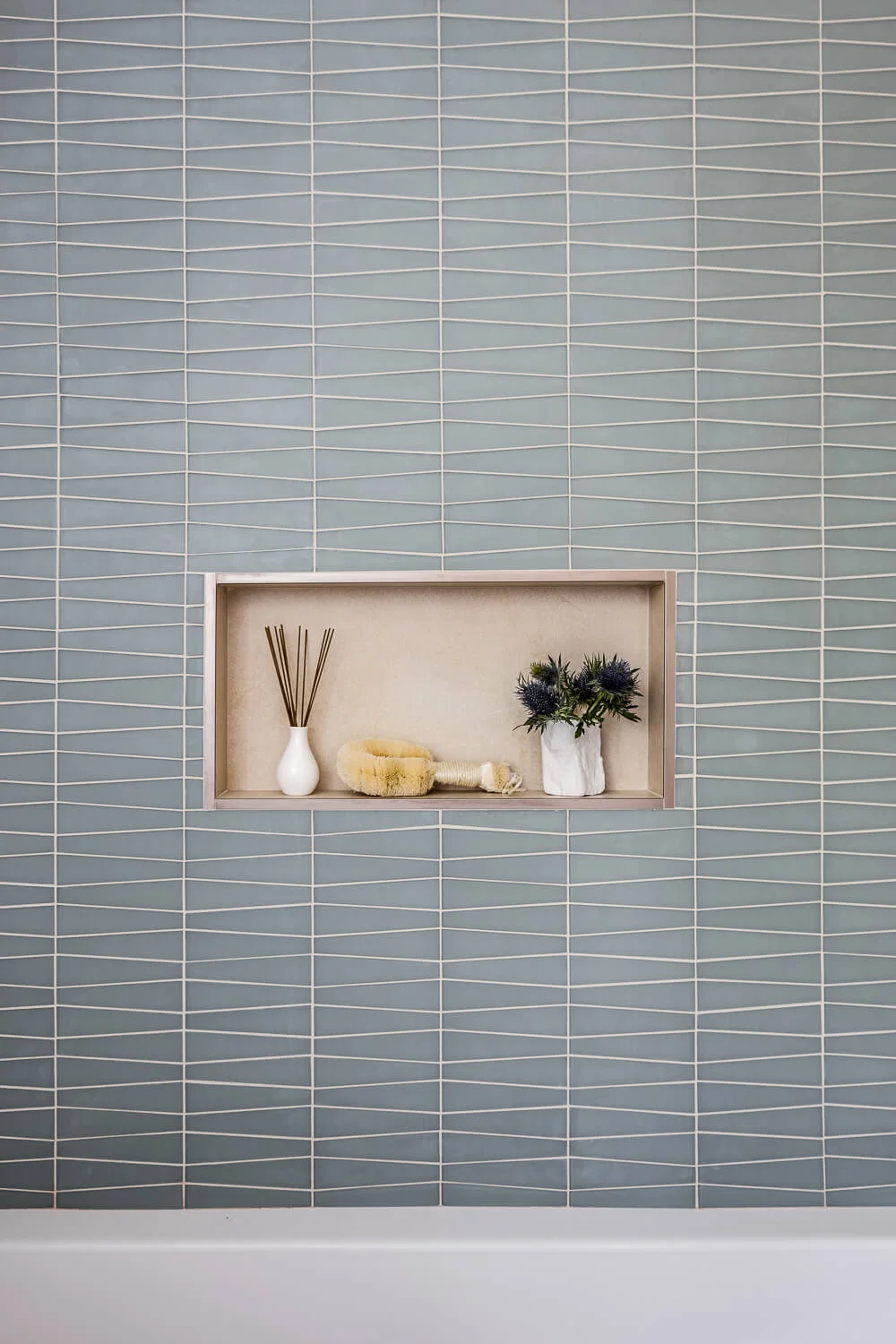 Bathroom Neutral Lt Blue Sage Modern Jennifer Gustafson SF Bay Designer