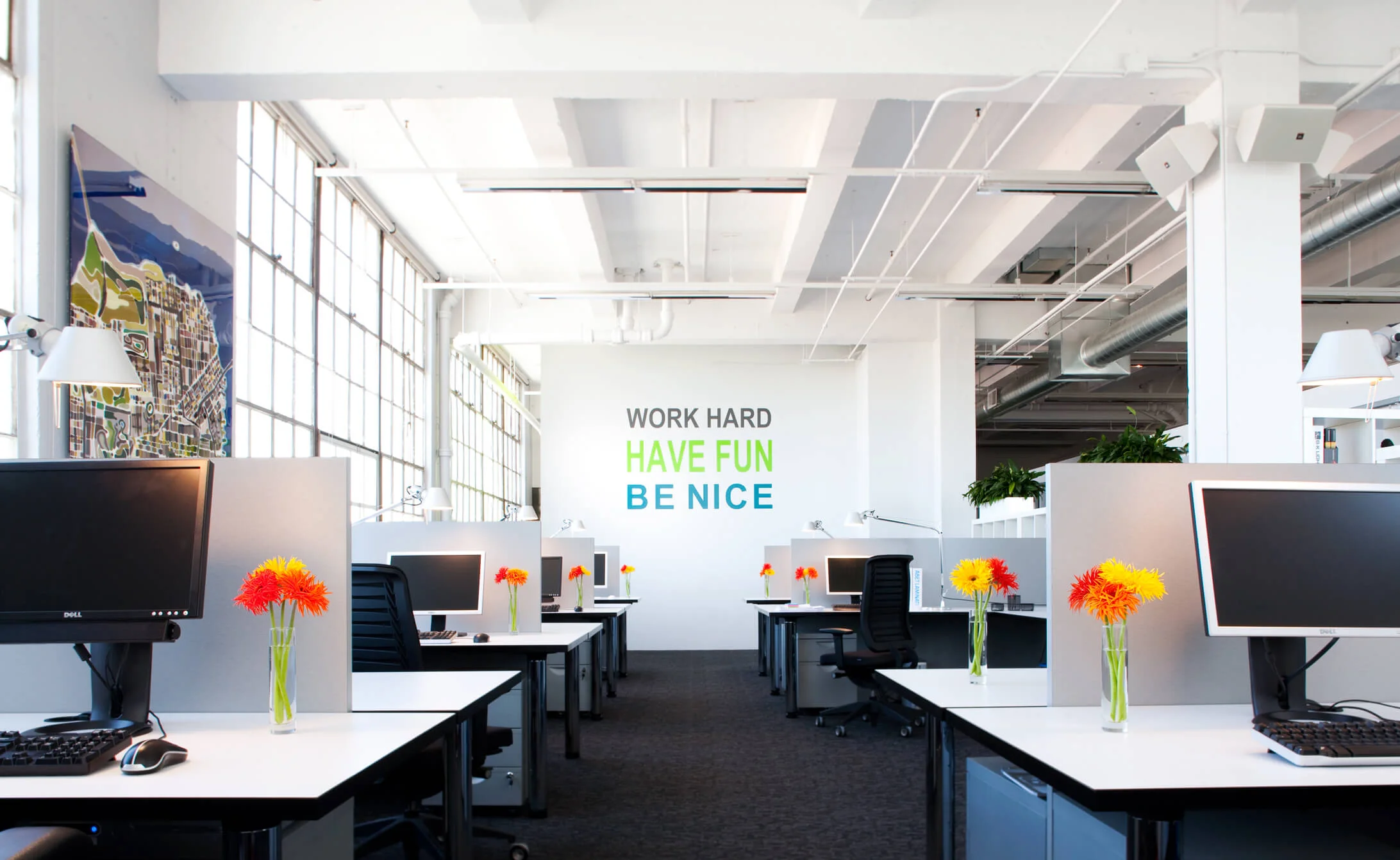 Office White Industrial Modern Jennifer Gustafson SF Bay Designer