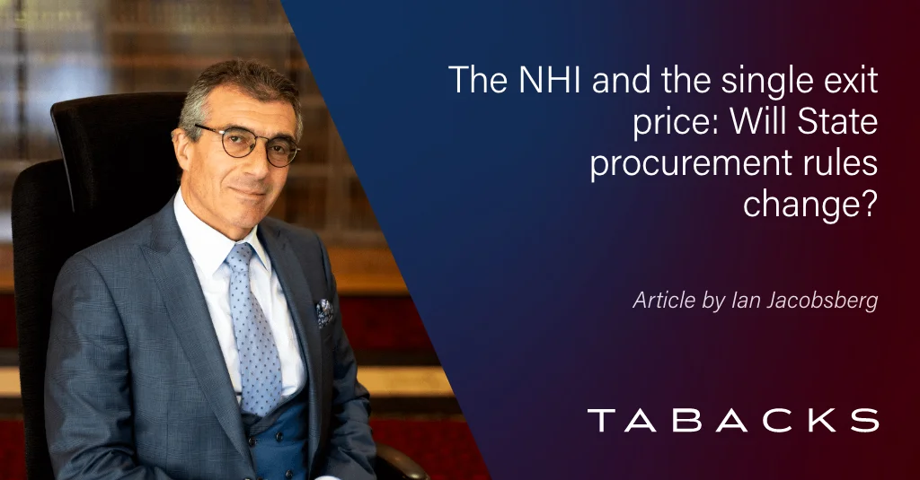 The NHI and the single exit price: Will State procurement rules change?