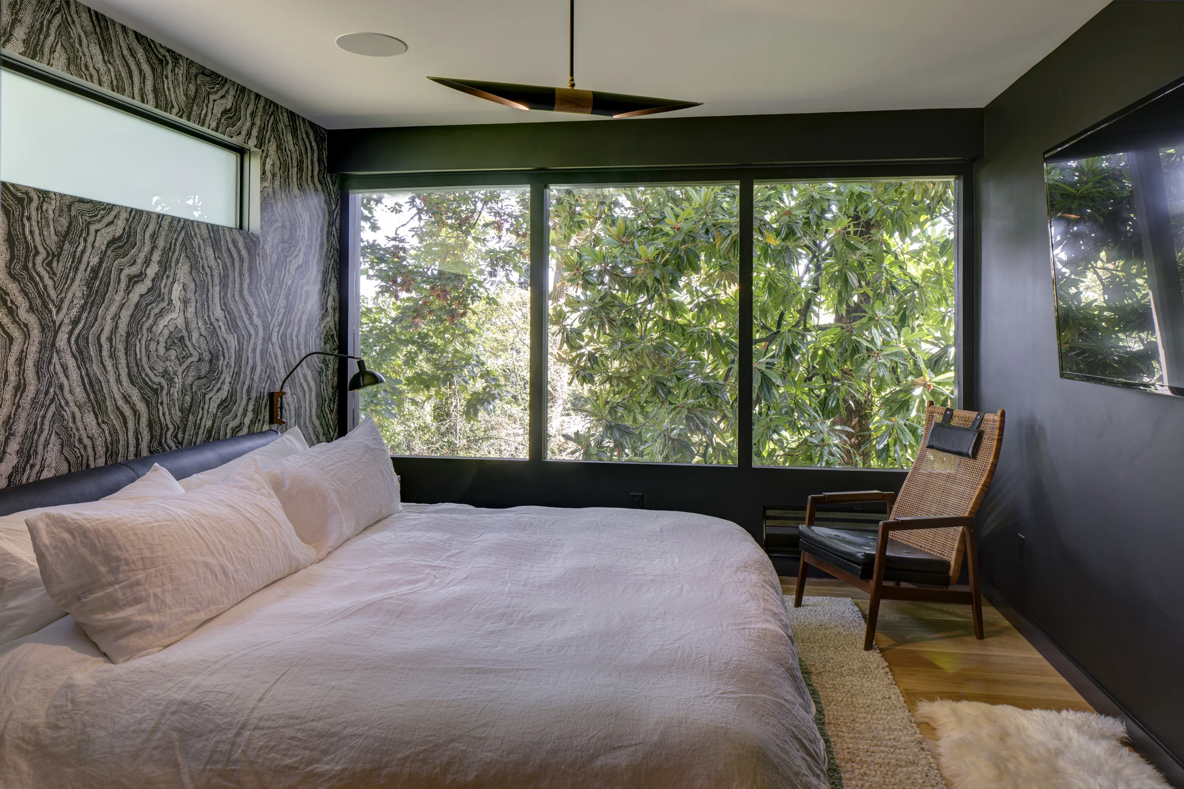 Master Bedroom with Finishes and Furnishings by Bright Designlab