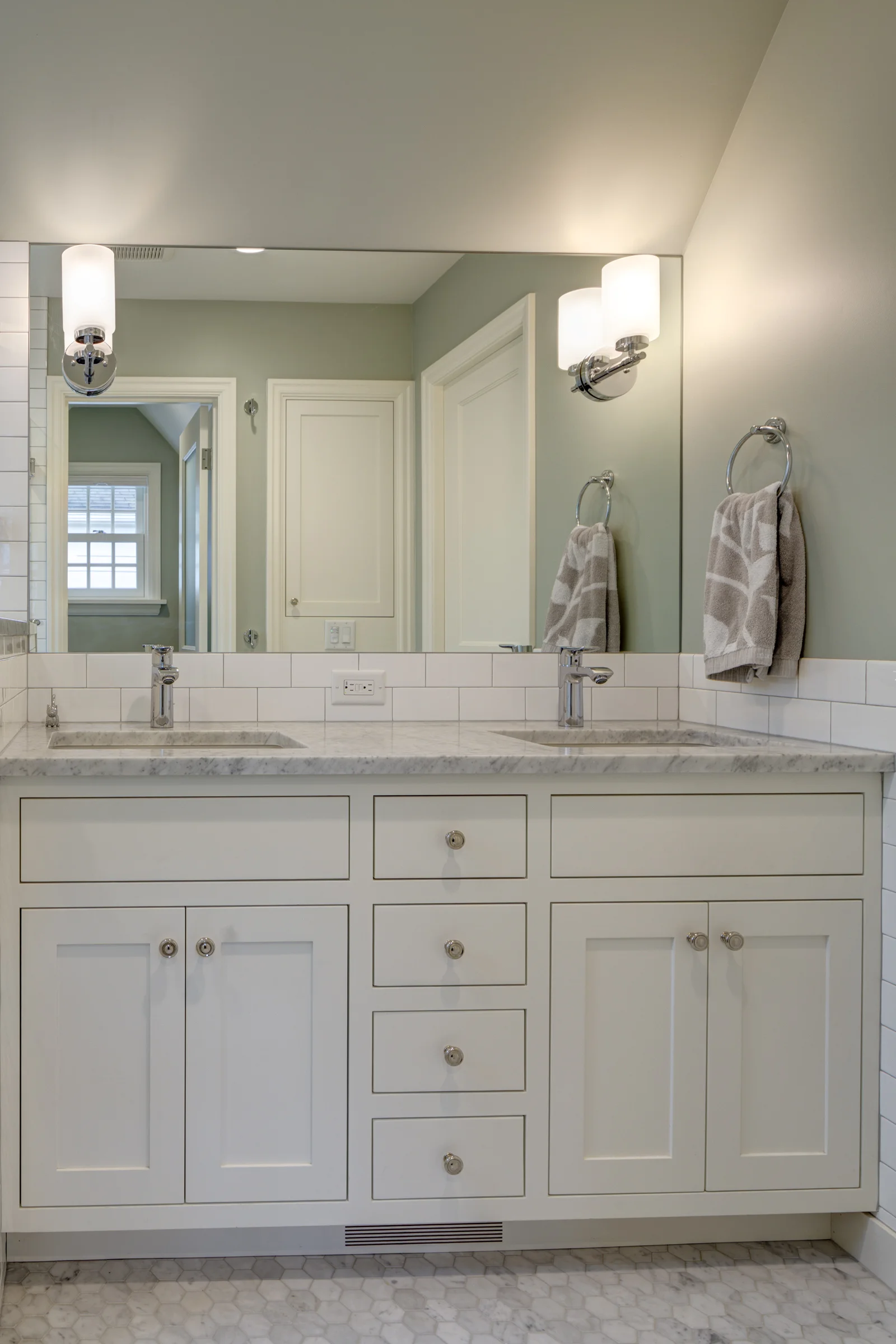 Custom Vanity at Master Bathroom
