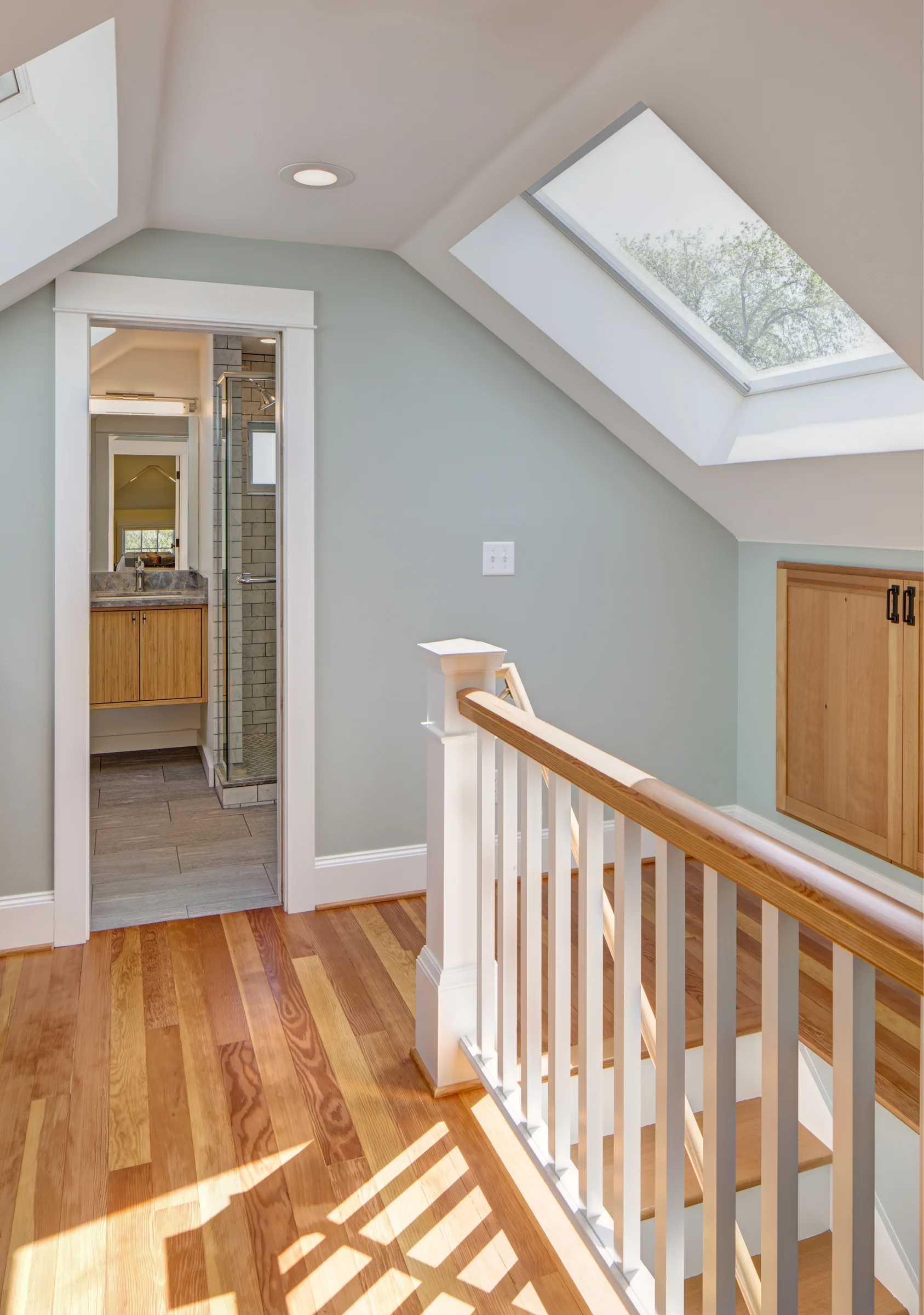 Skylit Stair Landing
