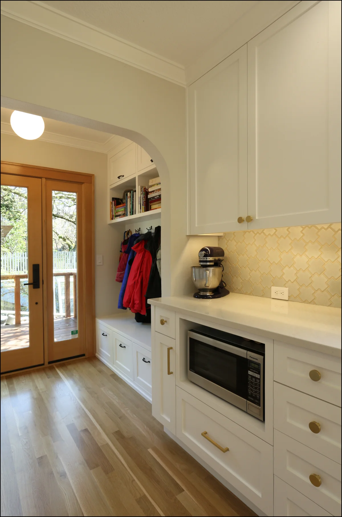 Transition Between Kitchen and Mud Room