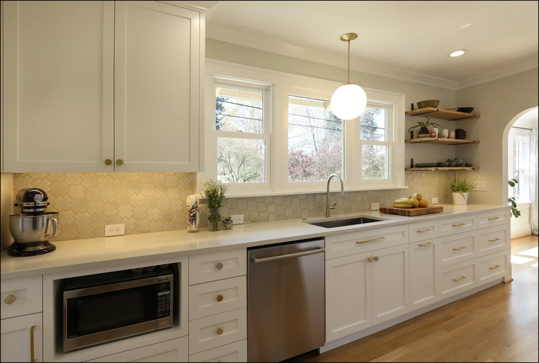 Galley Kitchen with Abundant Storage