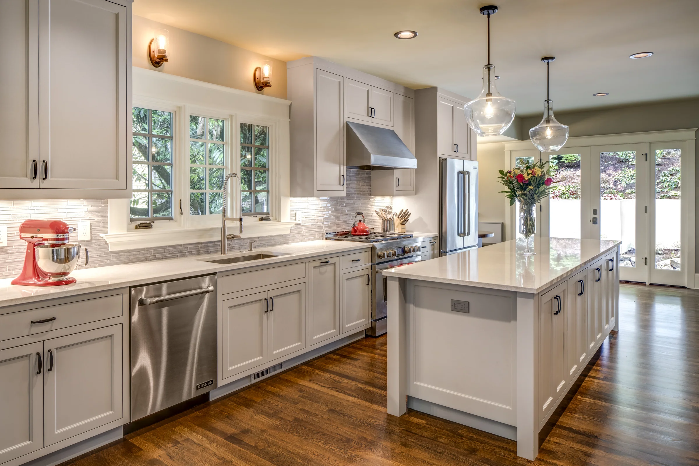 Large Open Kitchen Provides Space for Family to Gather