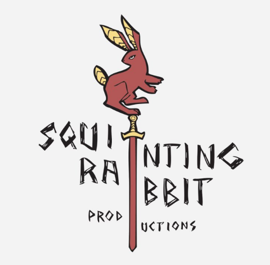 logo commission, squinting rabbit productions