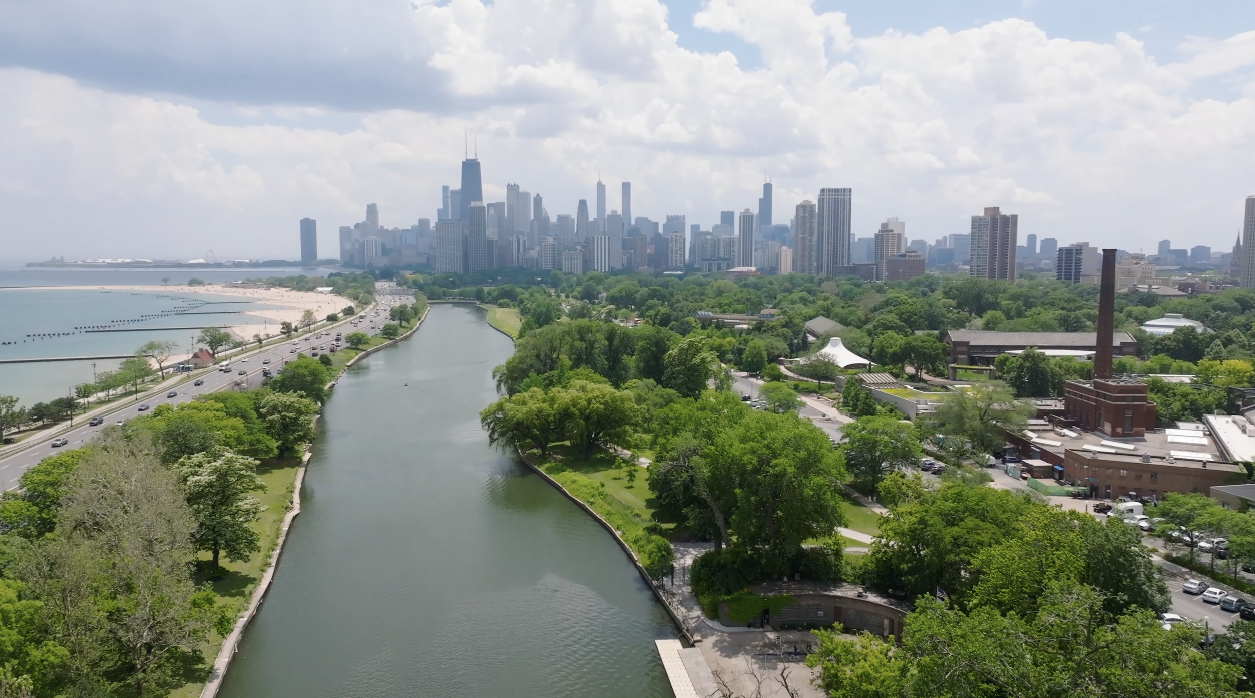Lincoln Park to Downtown Chicago.png