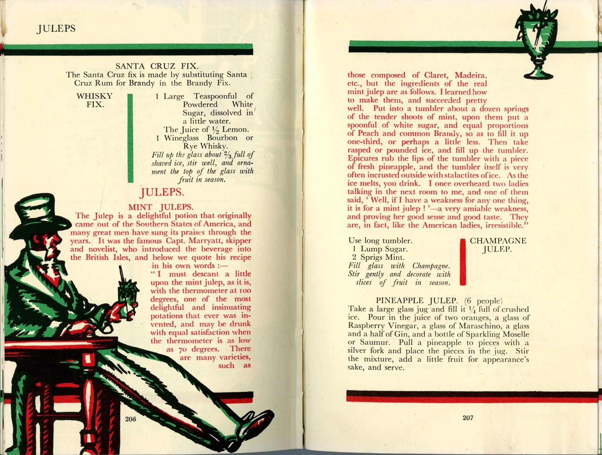 An ode to the Mint Julep in The Savory Cocktail Book