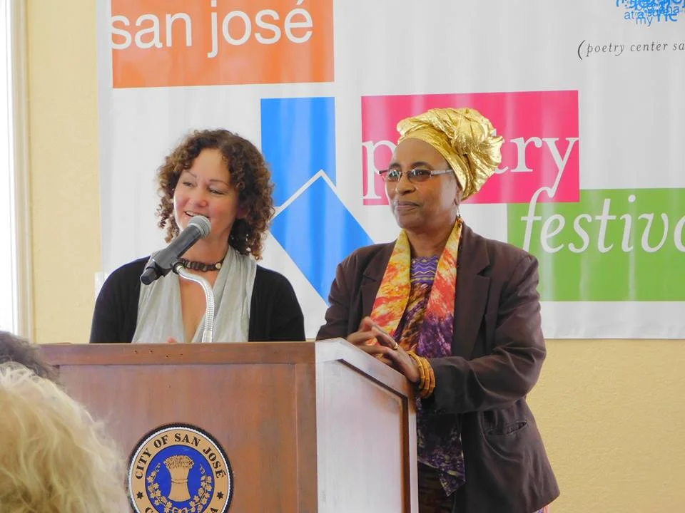 Lisa Rosenberg and Poetess Kalamu Chaché.jpg