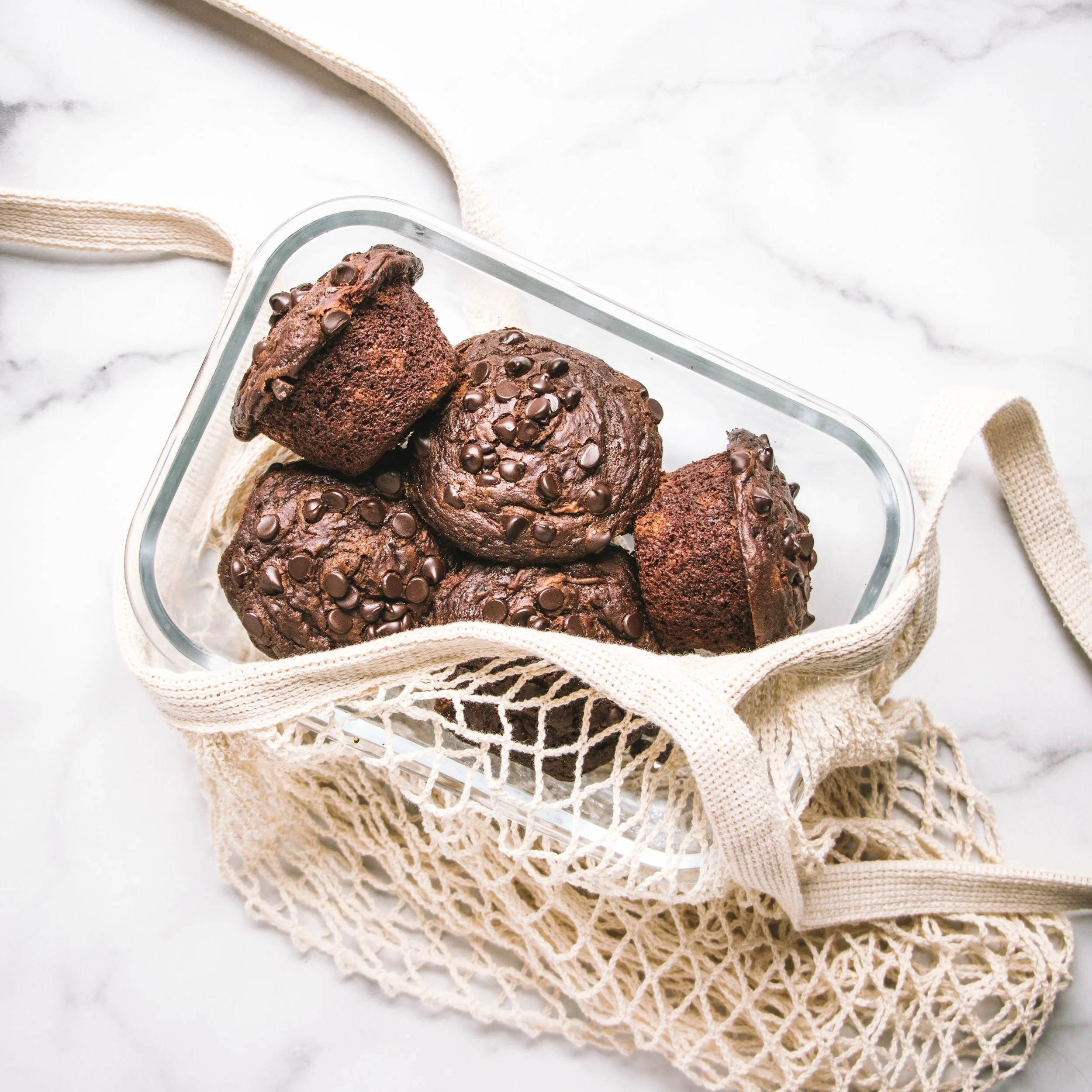 Double Chocolate Zucchini Muffins
