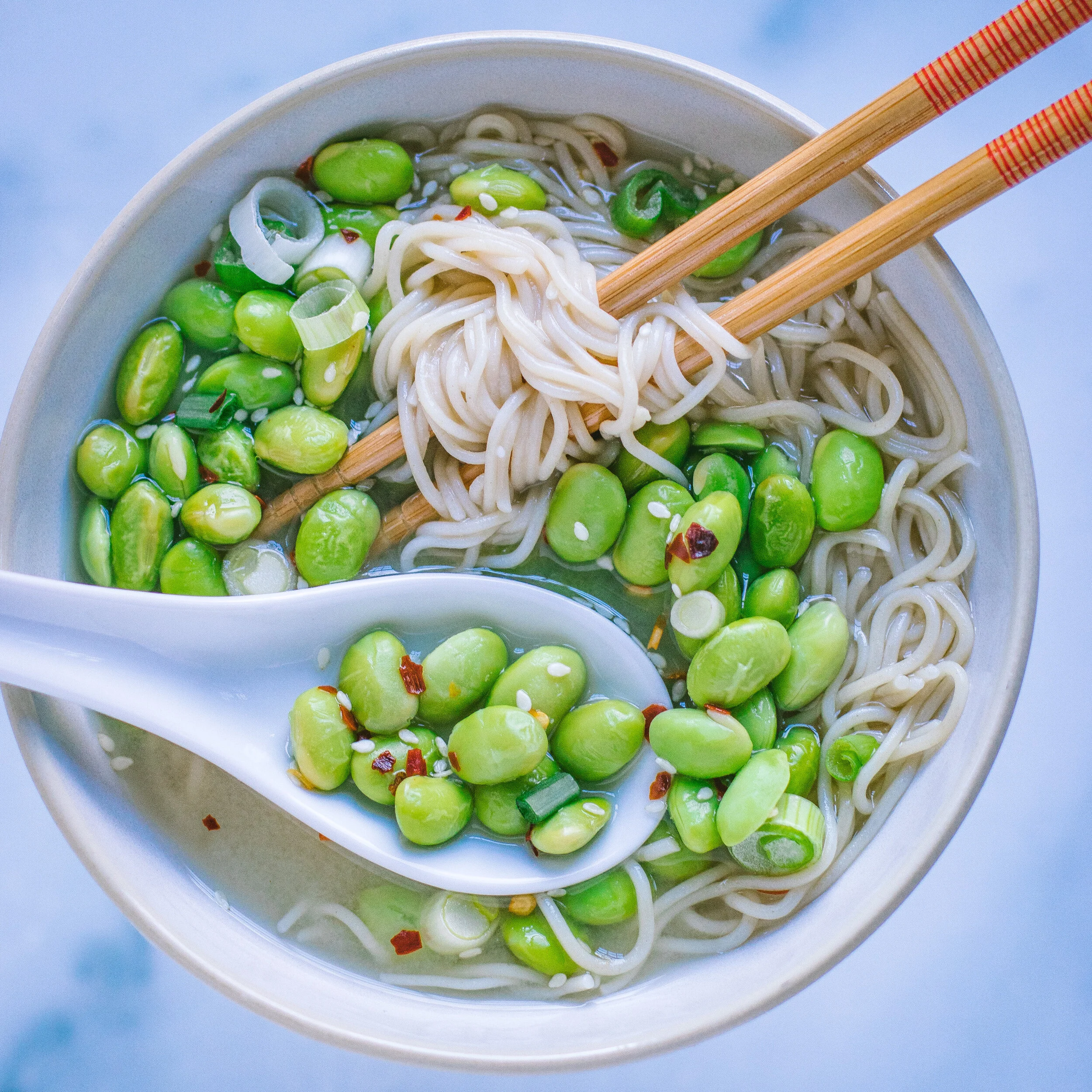 Easy Creamy Miso Ramen Bowls