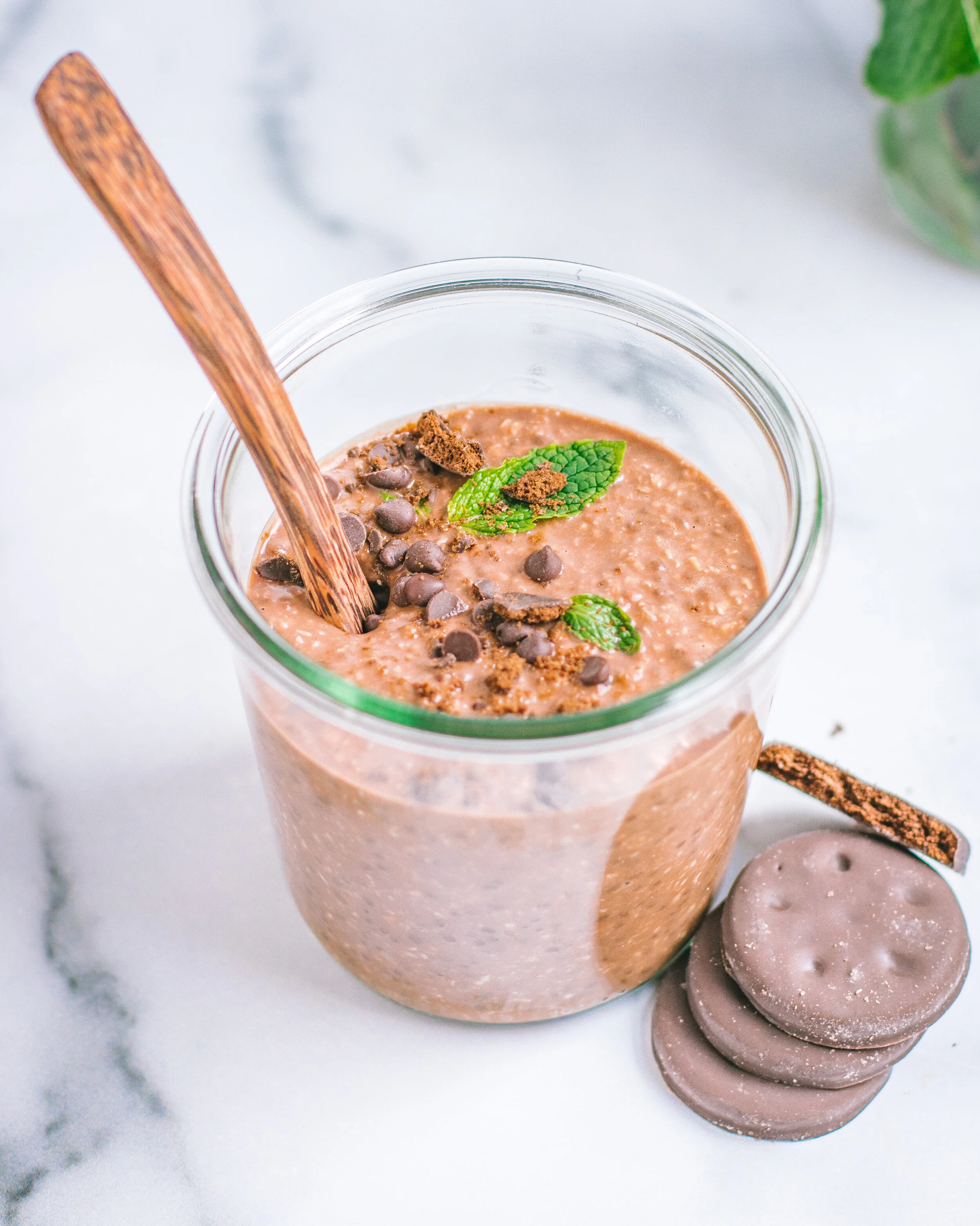 The Vegan Six Thin Mint Protein Oats 2