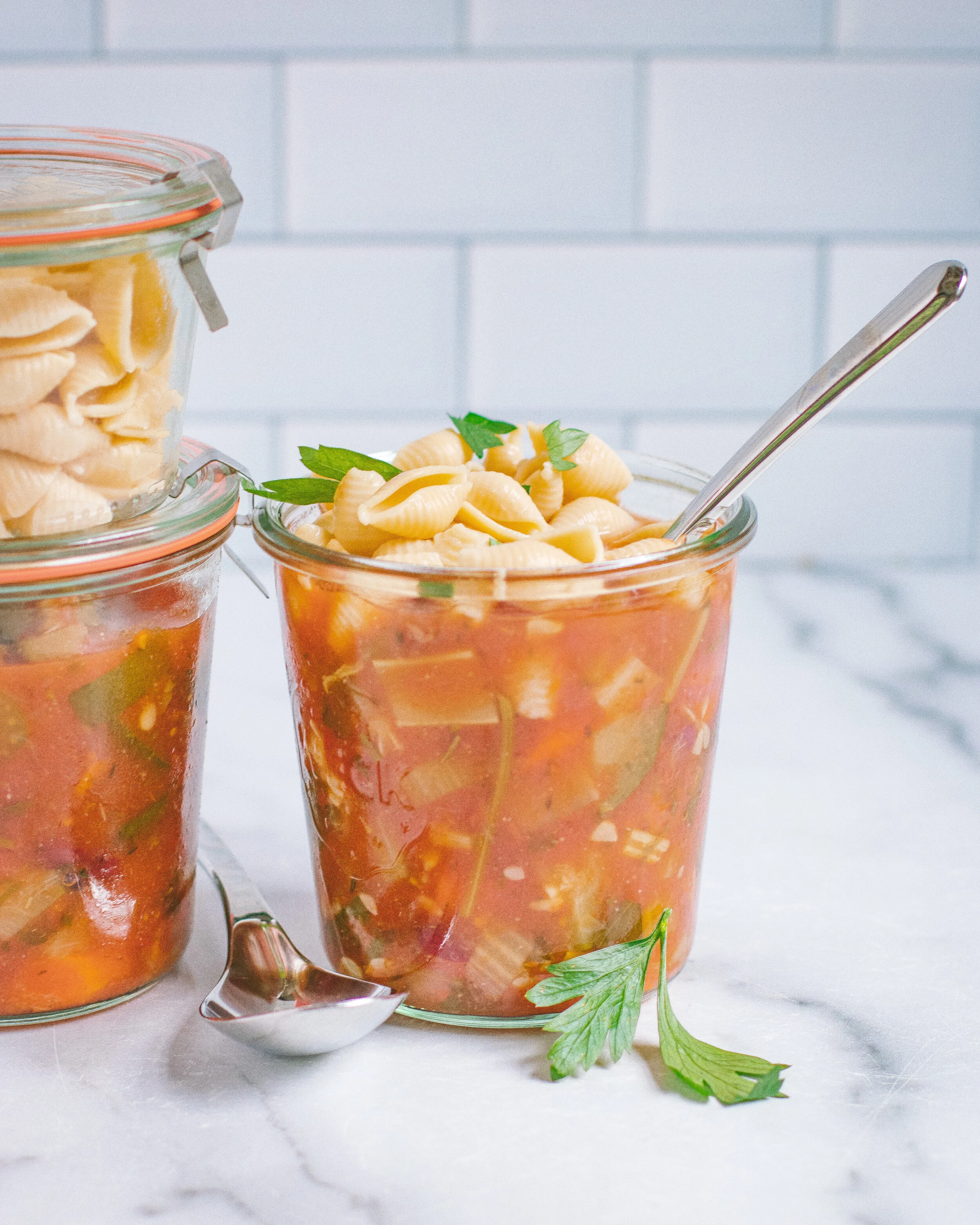 Hearty Vegan Minestrone Soup (Oil-Free &amp; Meal Prep)