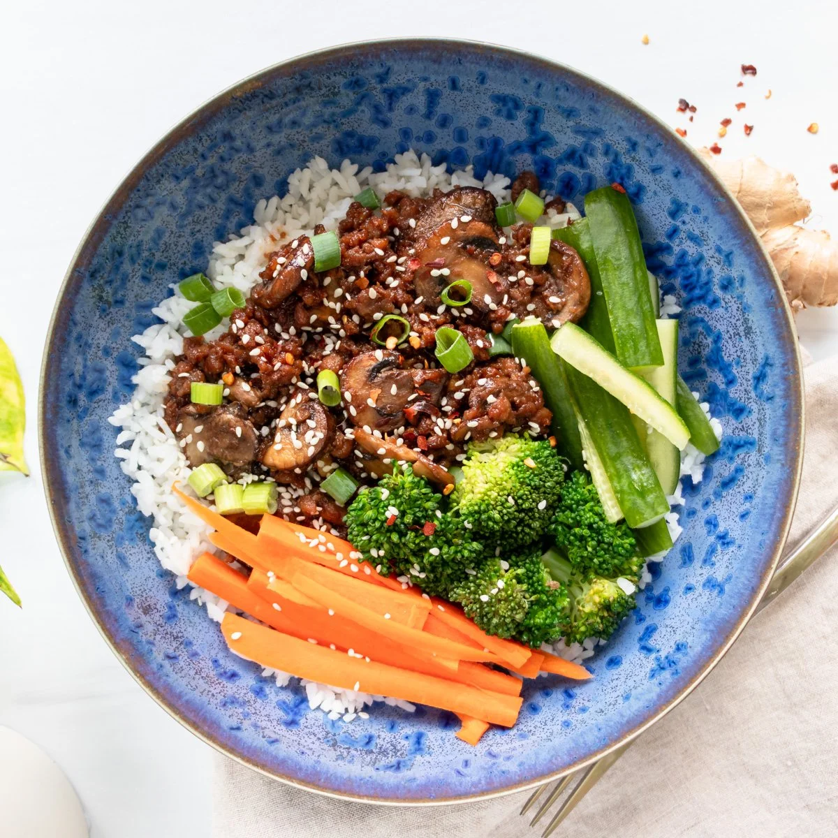Vegan Korean Beef (One Pan Bulgogi Style Dinner)