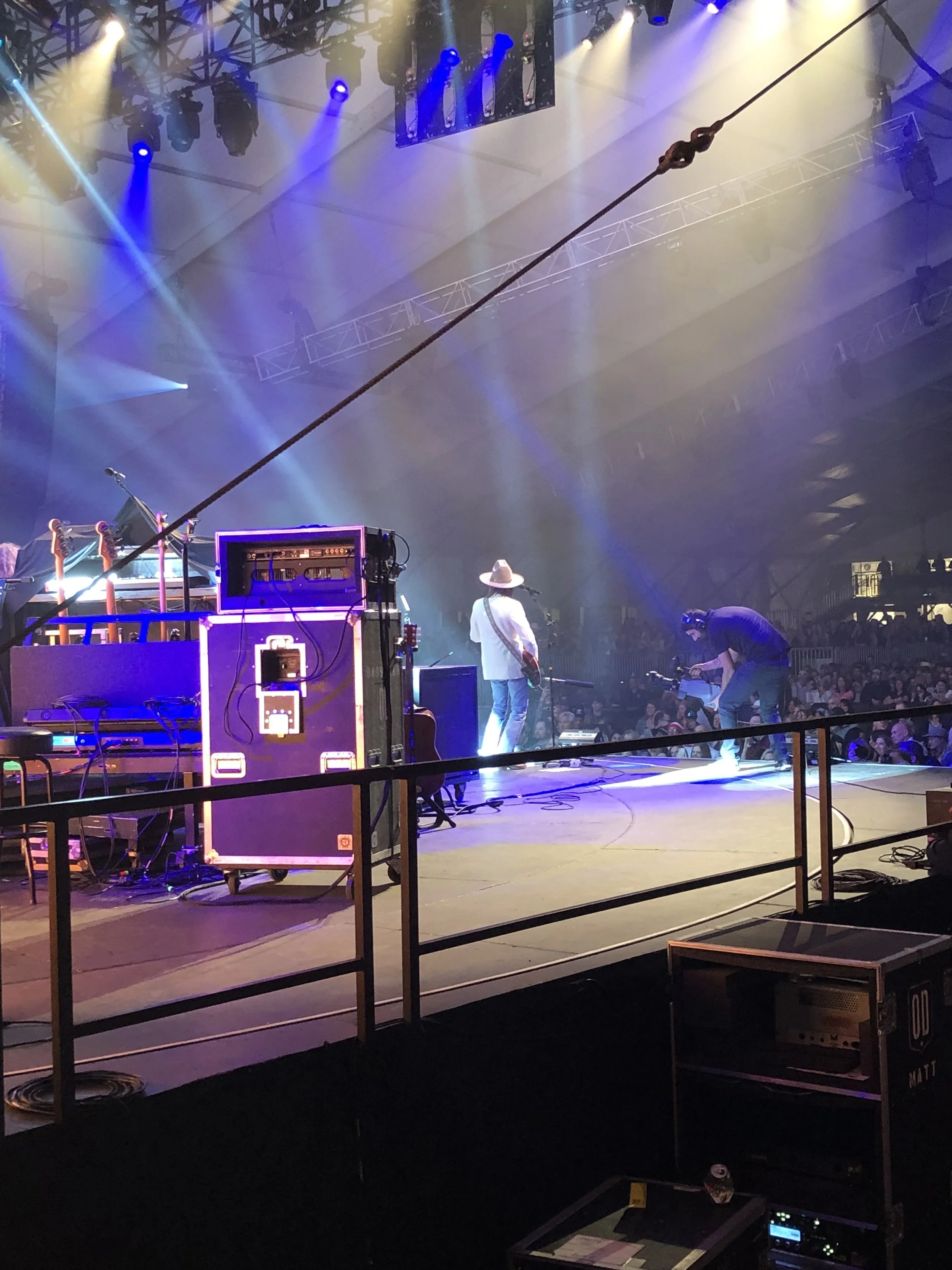 Midland playing at the Coors Light Birsd Nest Concert on Wednesday night