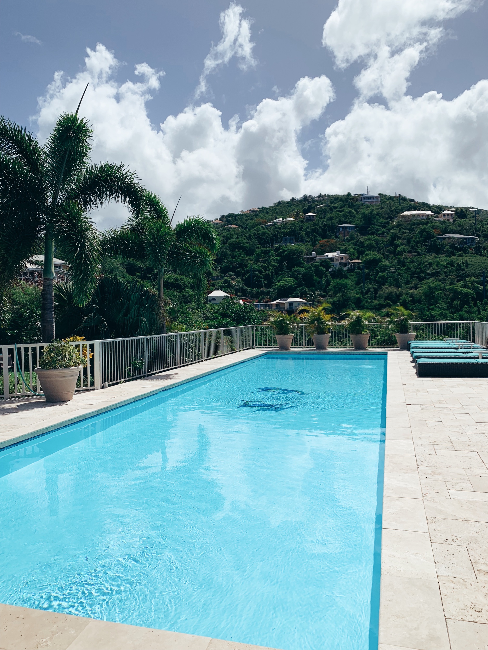 The amazing pool at Stone Post Oak Estate