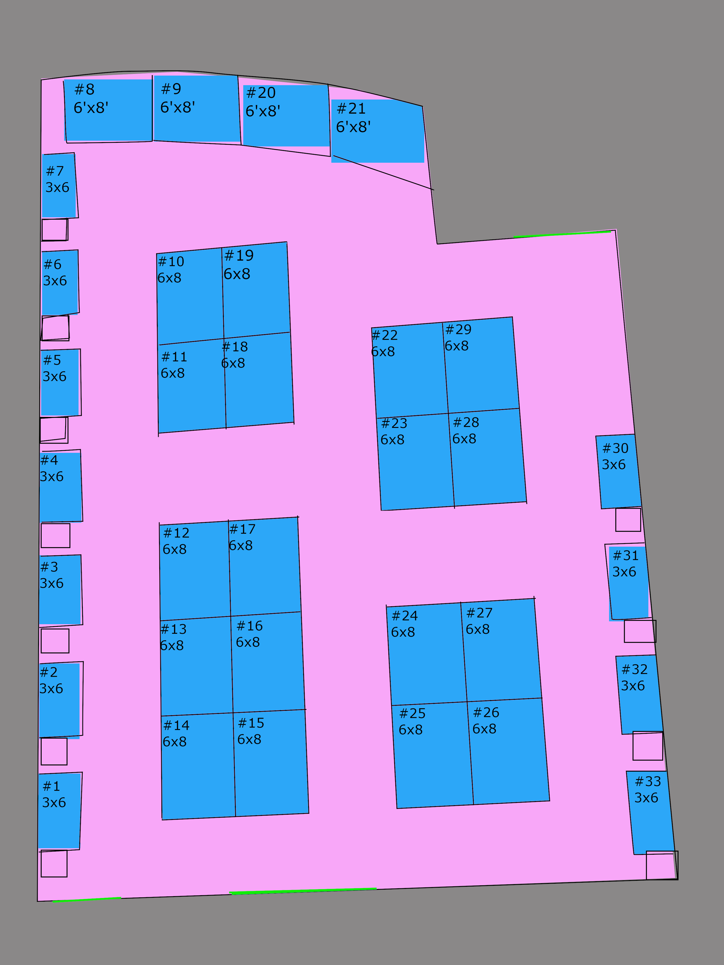 Artist Booth Floorplan