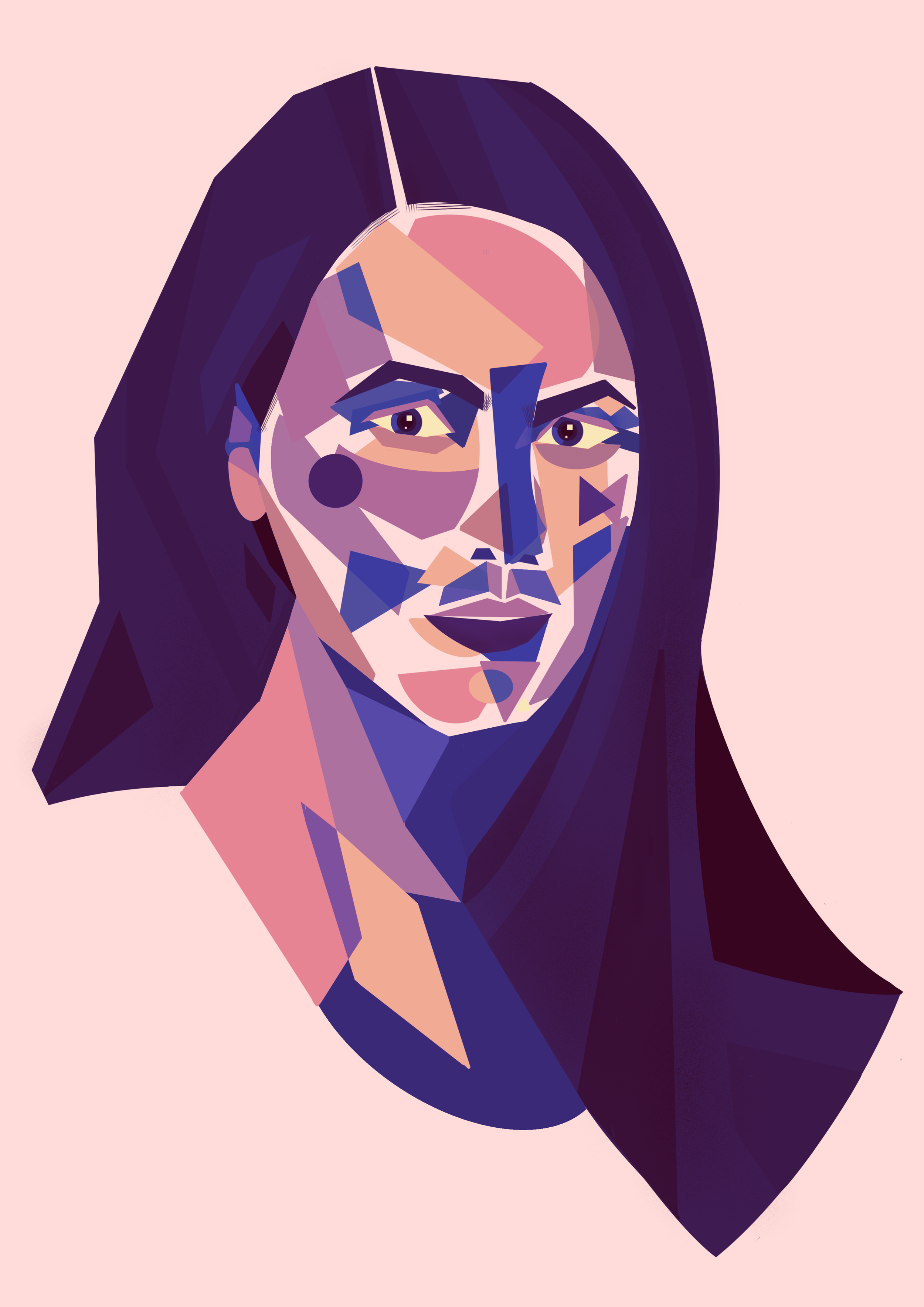  Abstractive geometric illustration 