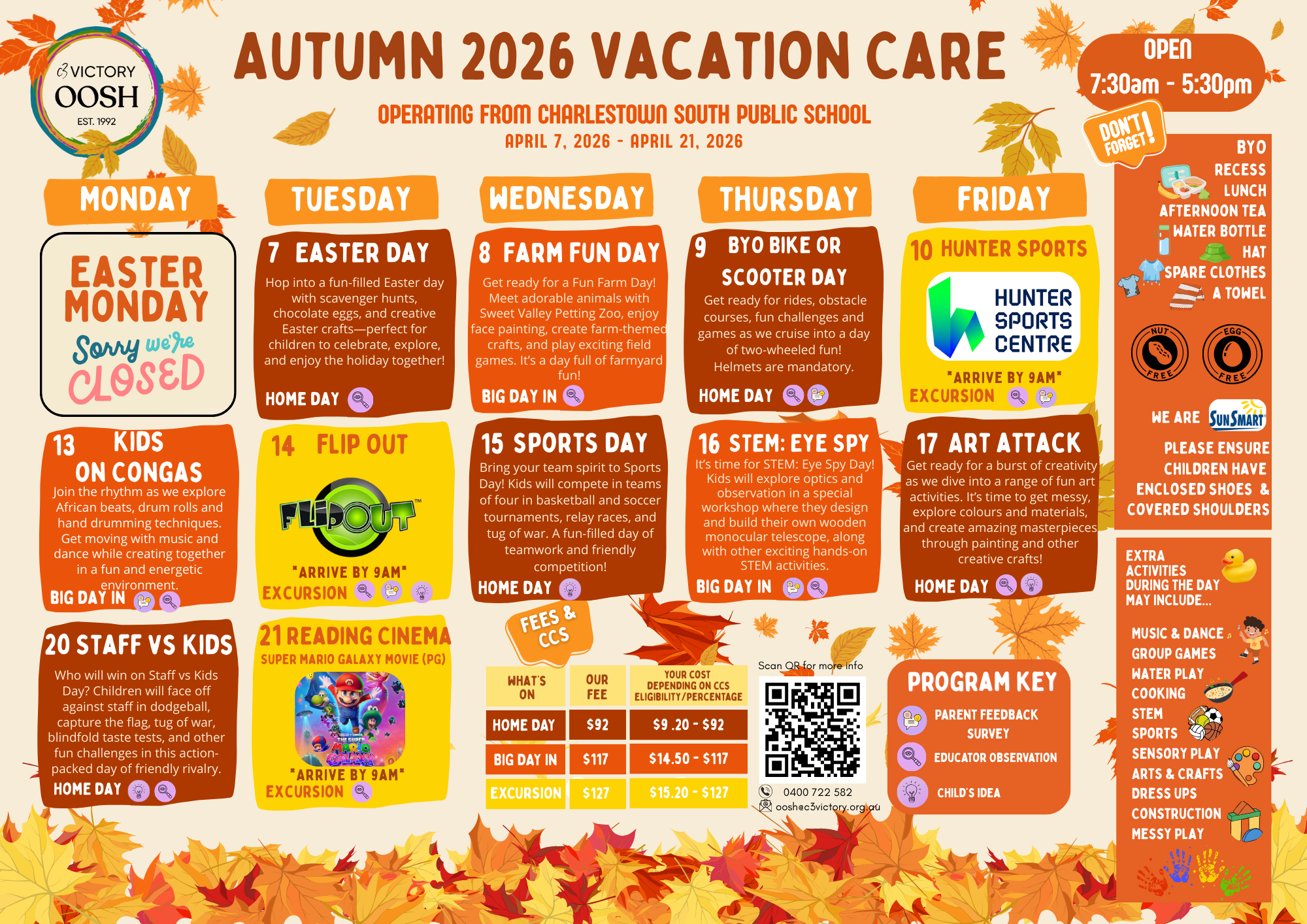 Vacation Care — Victory OOSH