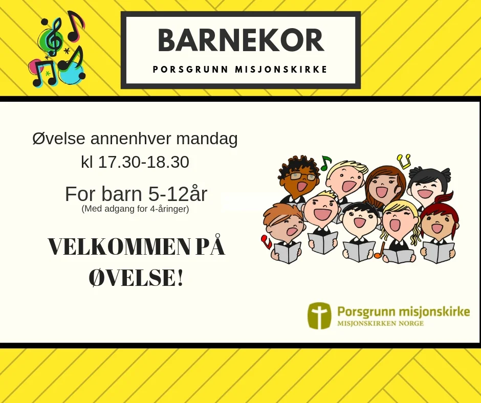 Bli med i barnekor!