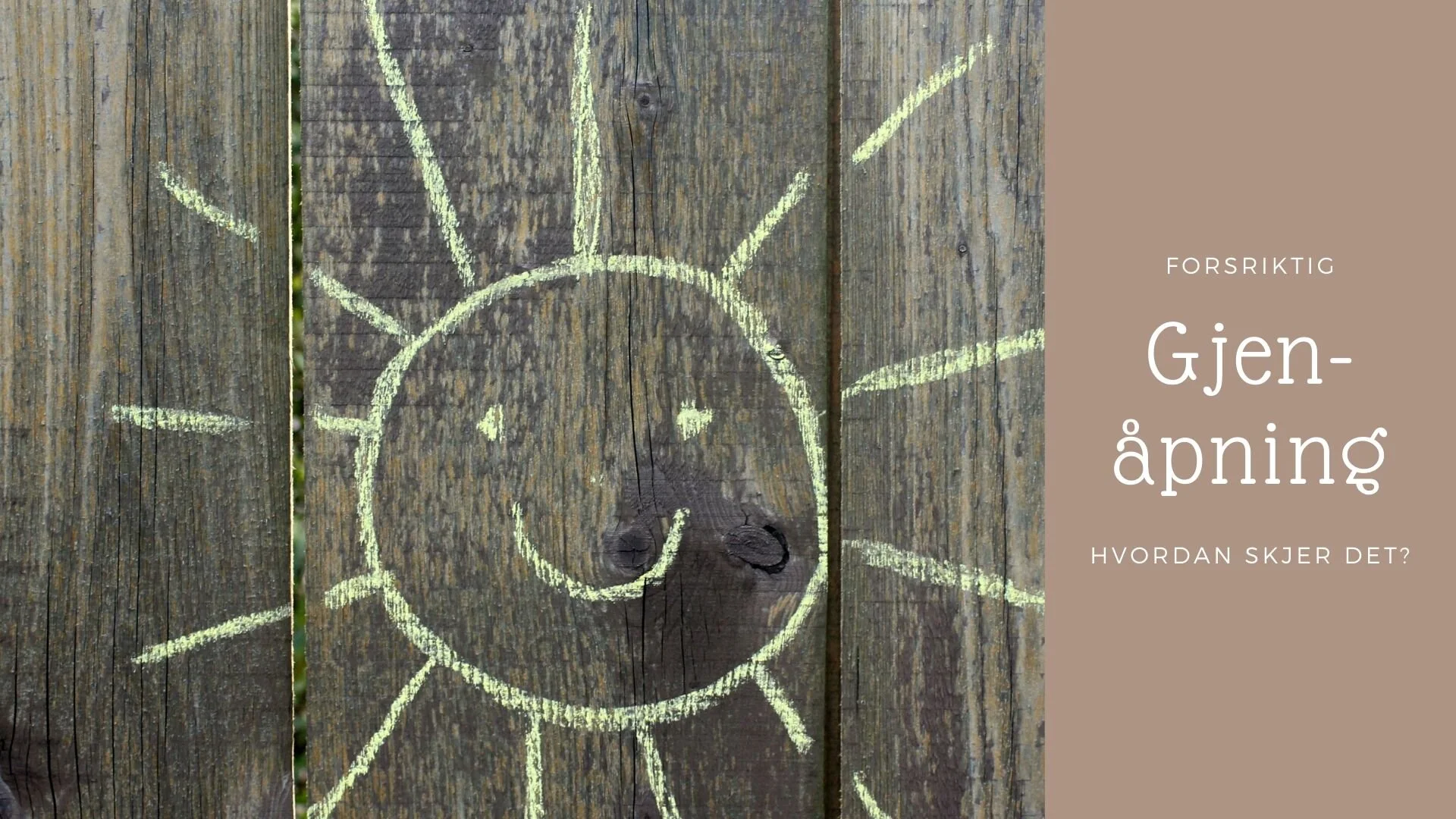 Forsiktig gjenåpning