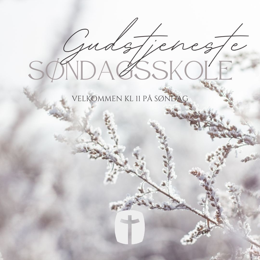 Selvf&oslash;lgelig er det gudstjeneste OG s&oslash;ndagsskole! 😍
IKKE noe vinterferie her 🥰