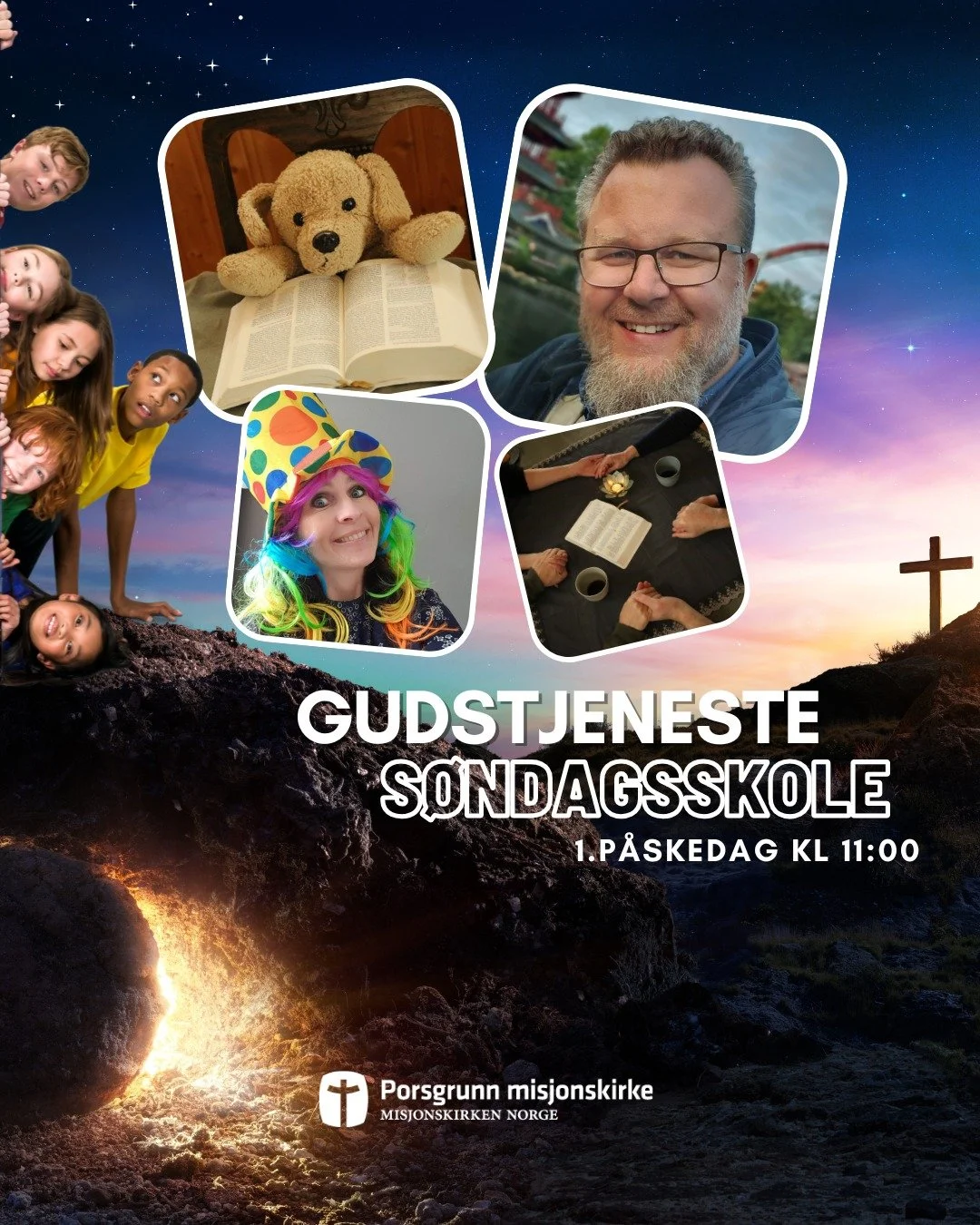 Bli med! 😍 Sammen skal vi feire Jesu oppstandelse! 🥰😍🎶🎵