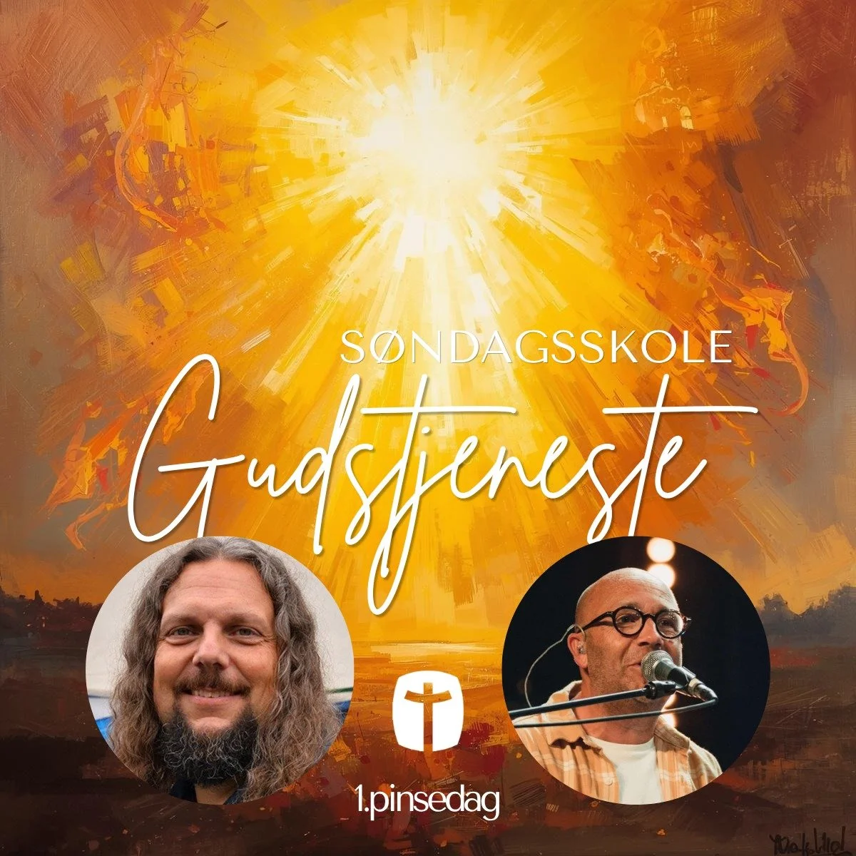 Vi gleder oss til &aring; feire pinse! 🥰😍
Heldige oss for bes&oslash;ke av Viggo Klausen som skal tale, OG Tony som skal lede oss i lovsang! 🎵🎶Selvf&oslash;lgelig er det ogs&aring; s&oslash;ndagsskole! 🤩