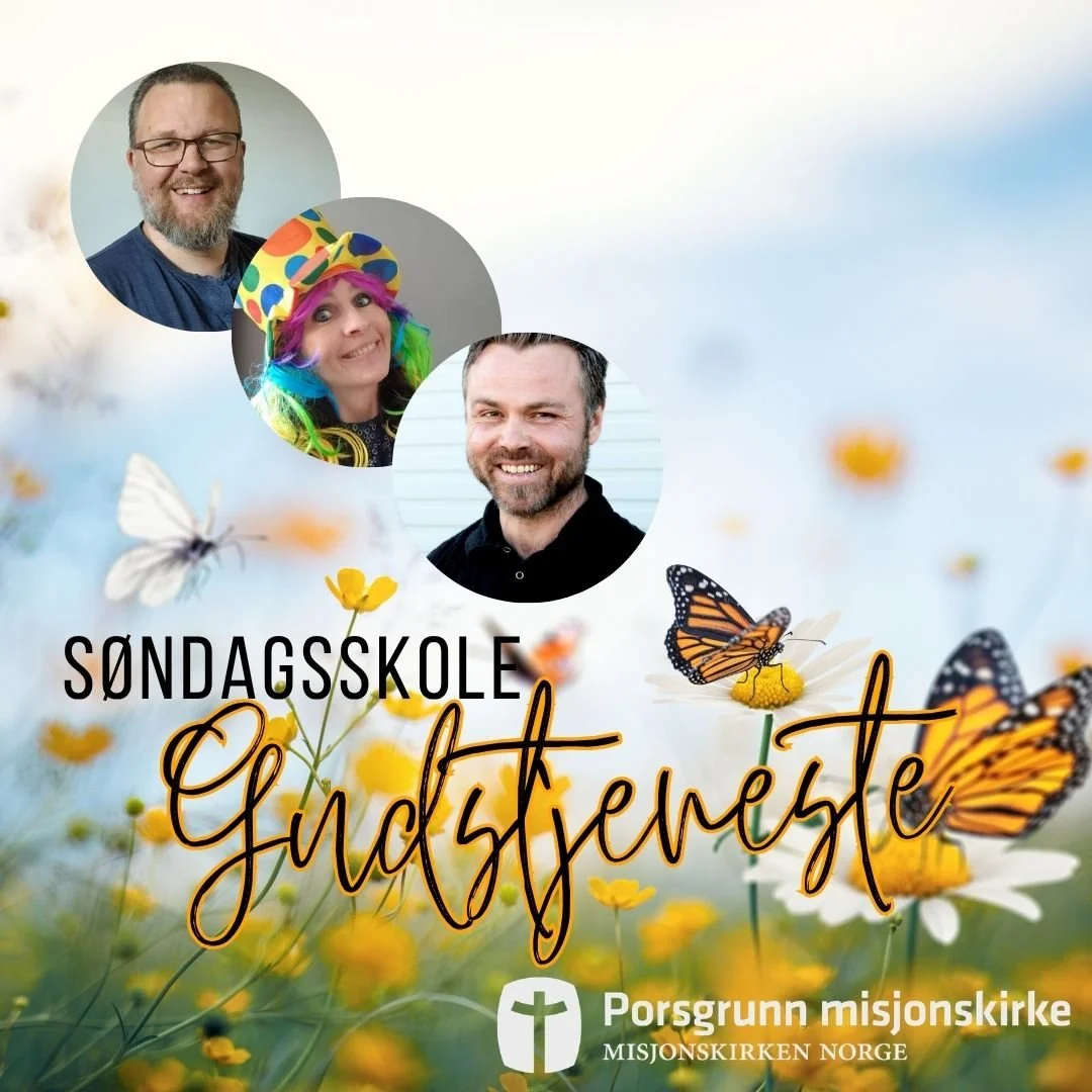 Vi gleder oss til s&oslash;ndag 🥰
Velkommen kl 11:00