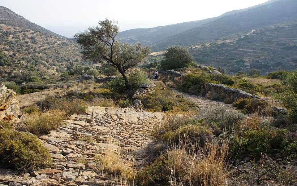 Hike the Islands of Paros, Naxos, Amorgos and Santorini