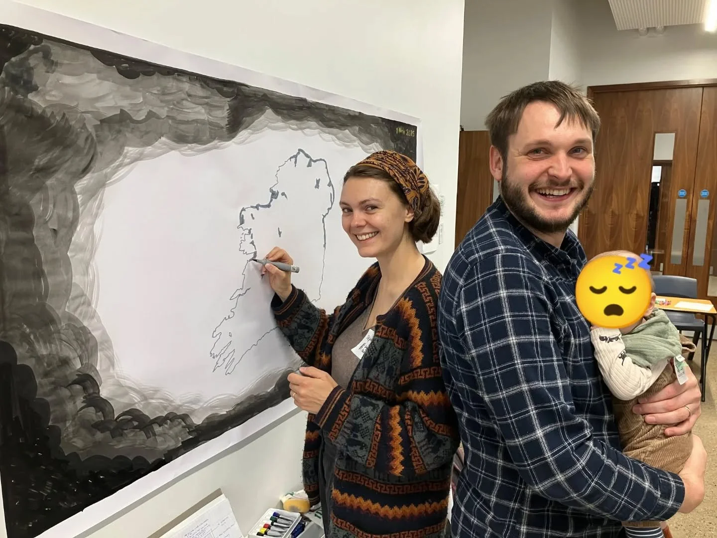 First job in six months! 😮🙌🏼🥳

Last weekend fellow @corrymeela.community members and friends of mine organised the gorgeous weekend Shelter in the Storms, an interagency response to the racist riots in Dublin two years ago.

I came down to scribe