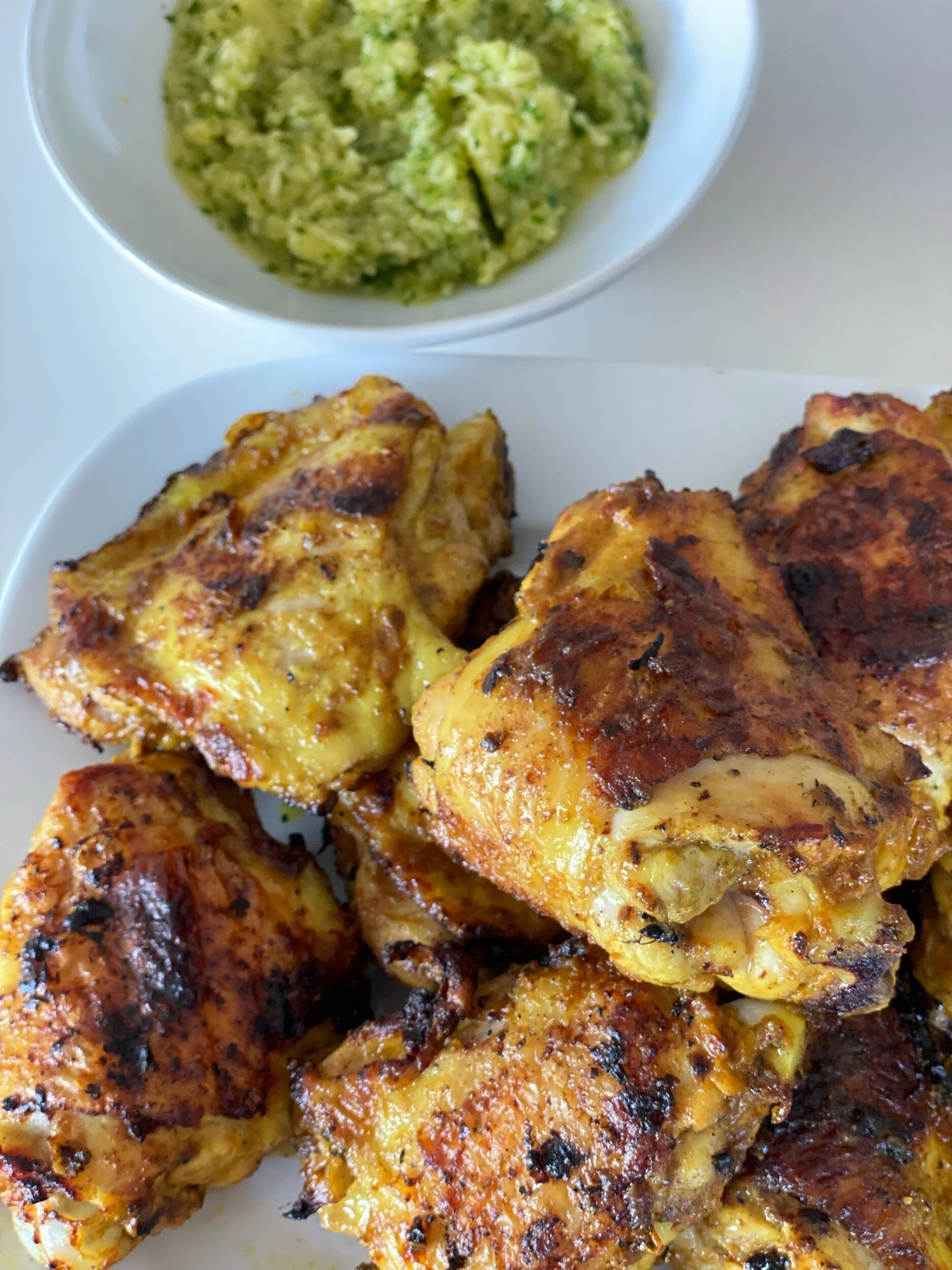 Chicken Tikka My Style With Mango Lime Chutne