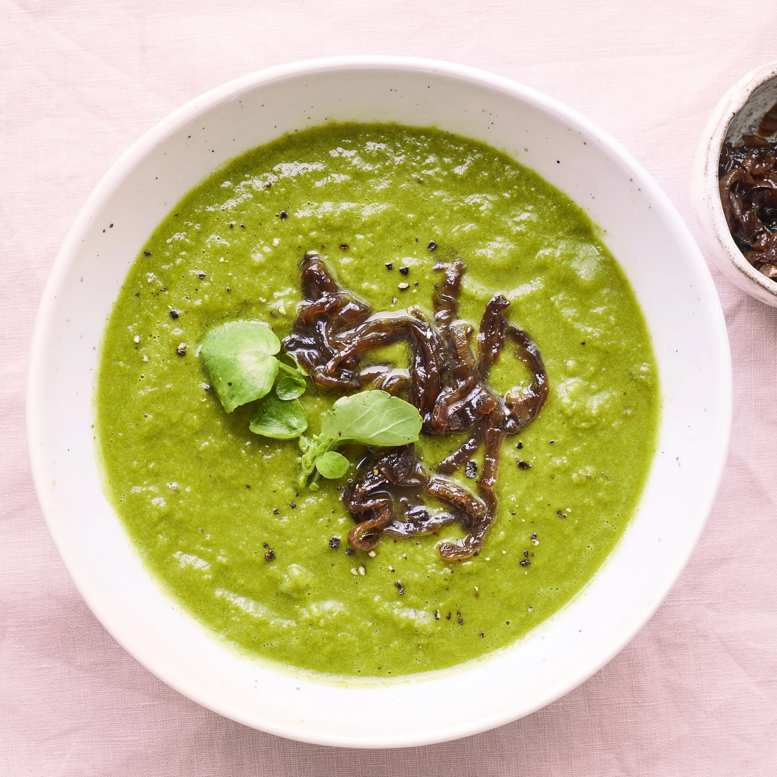 Leek and watercress soup