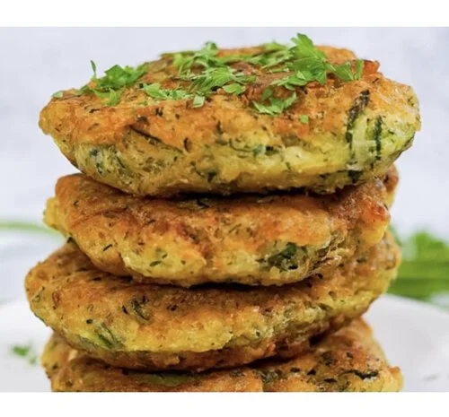 Courgette Fritters (gluten-free, dairy-free, Vegetarian)