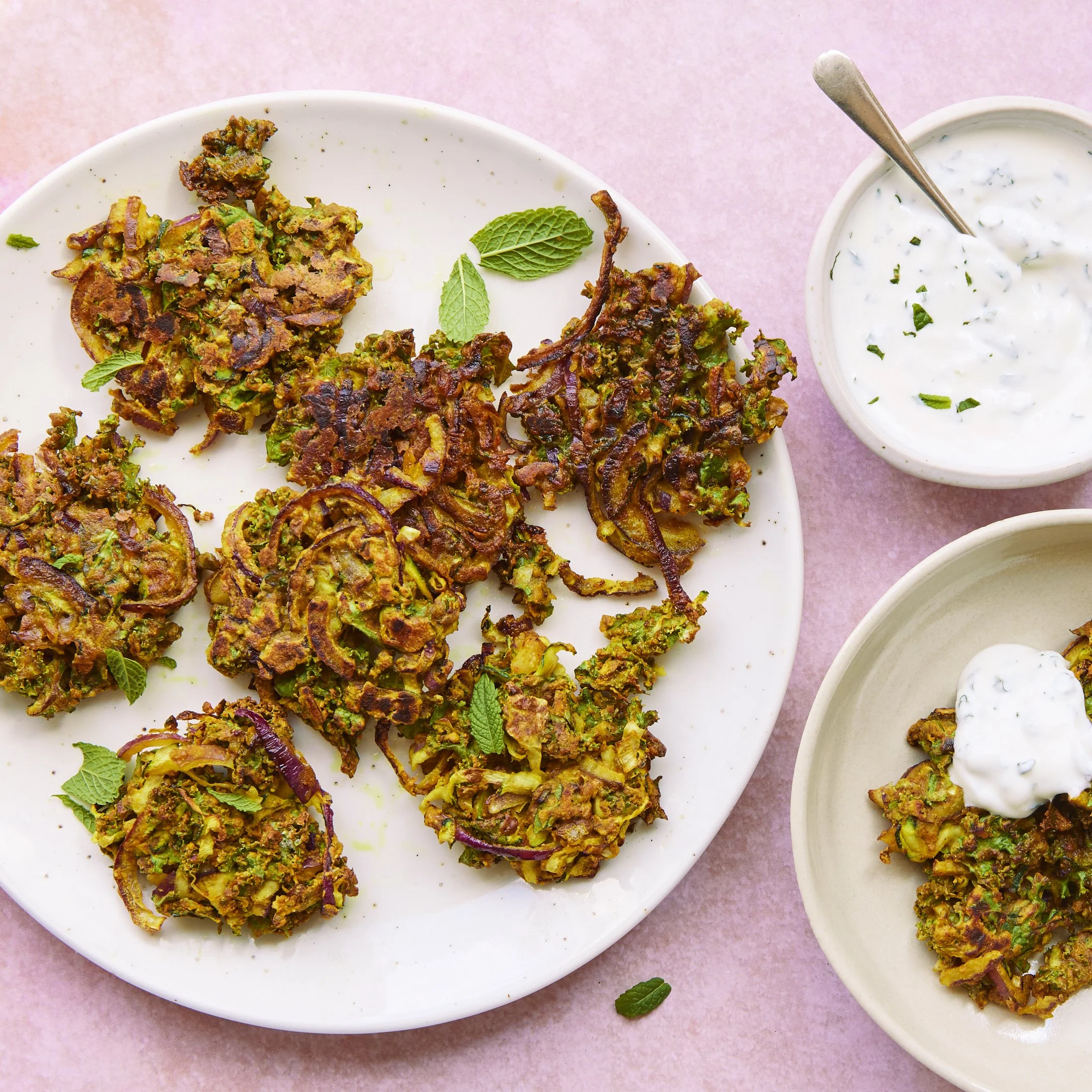 Courgette and Kale Pakora