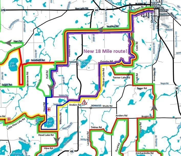 NEW 18-mile race distance for 2020