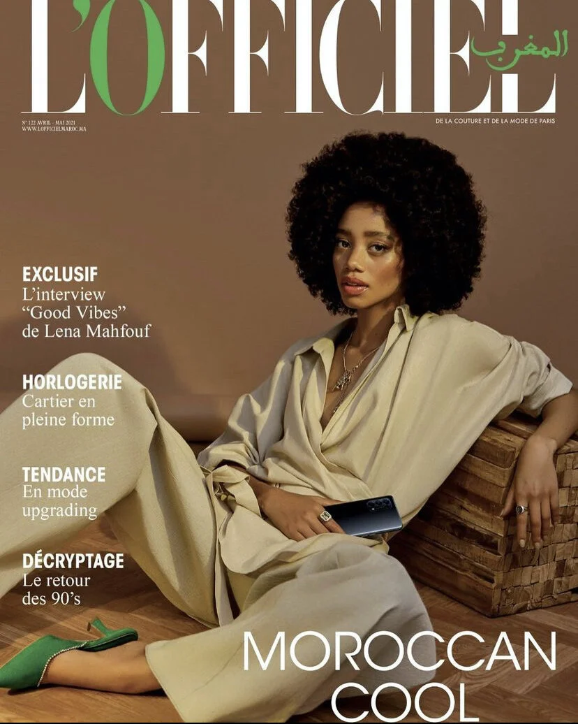 SALIMA in cover story for L'Officiel Maroc x OPPO