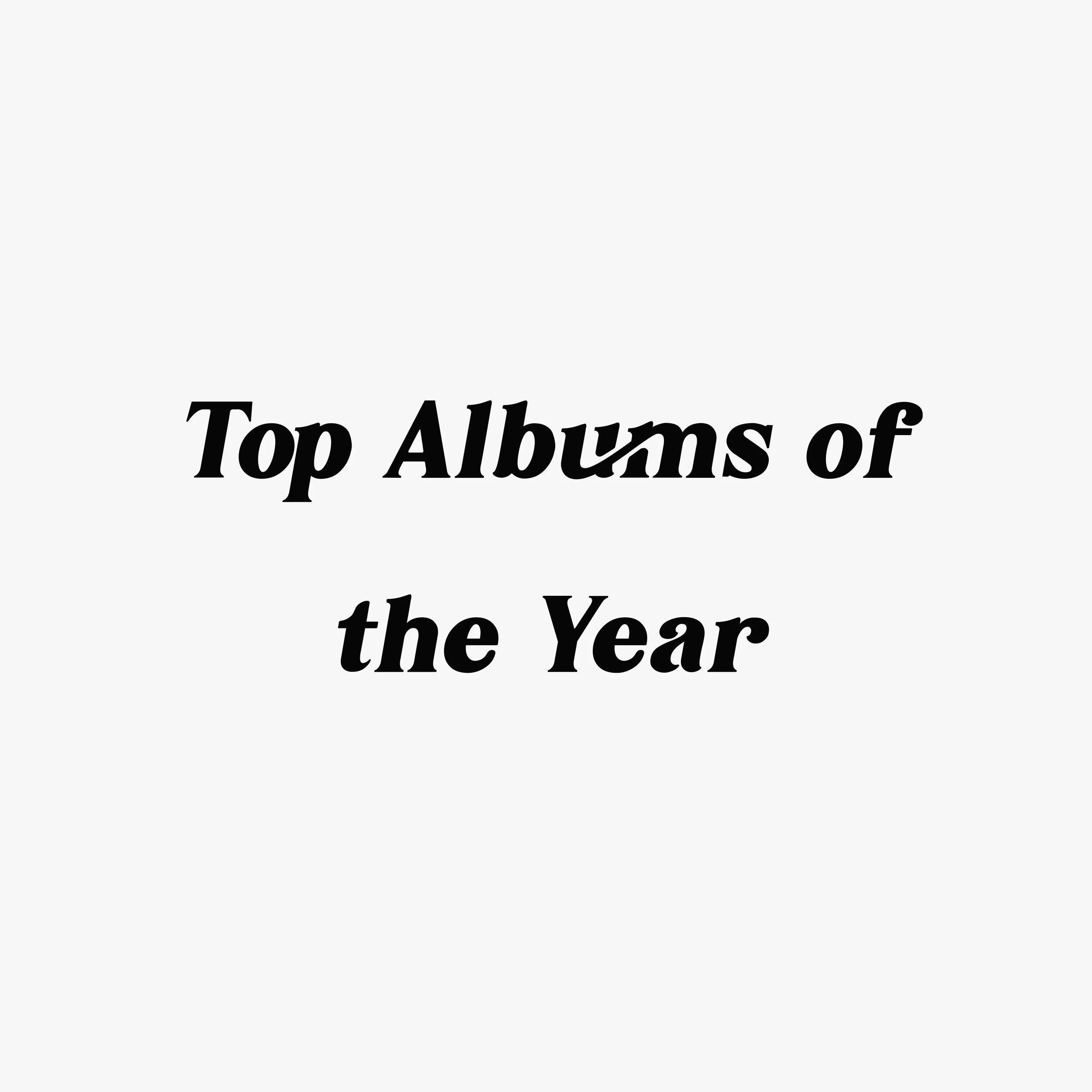 Top Albums of the Year 2021