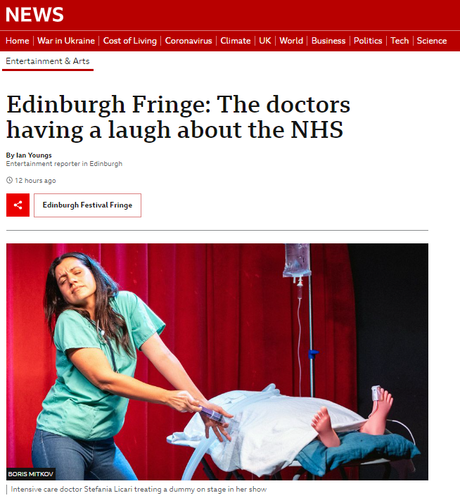 Feature on BBC Online